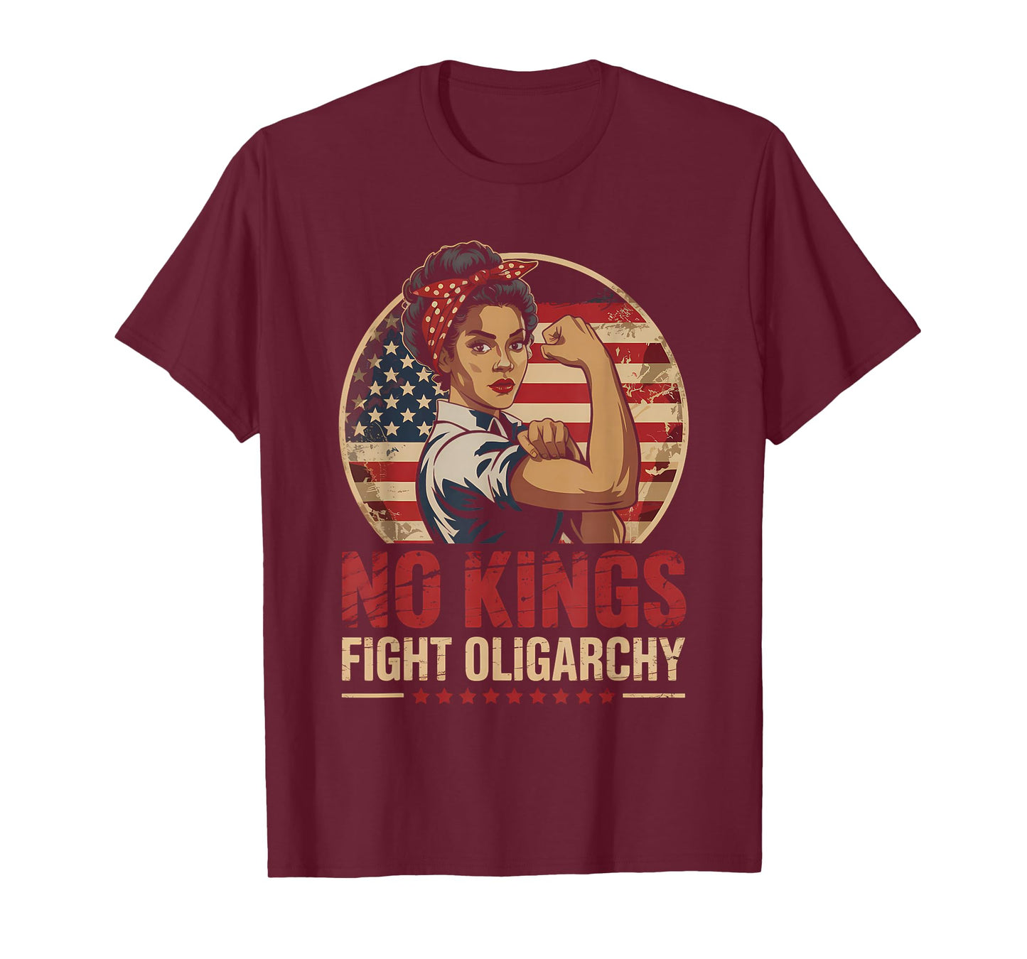 No Kings T Shirt Fight Oligarchy No Kings In America Women T-Shirt