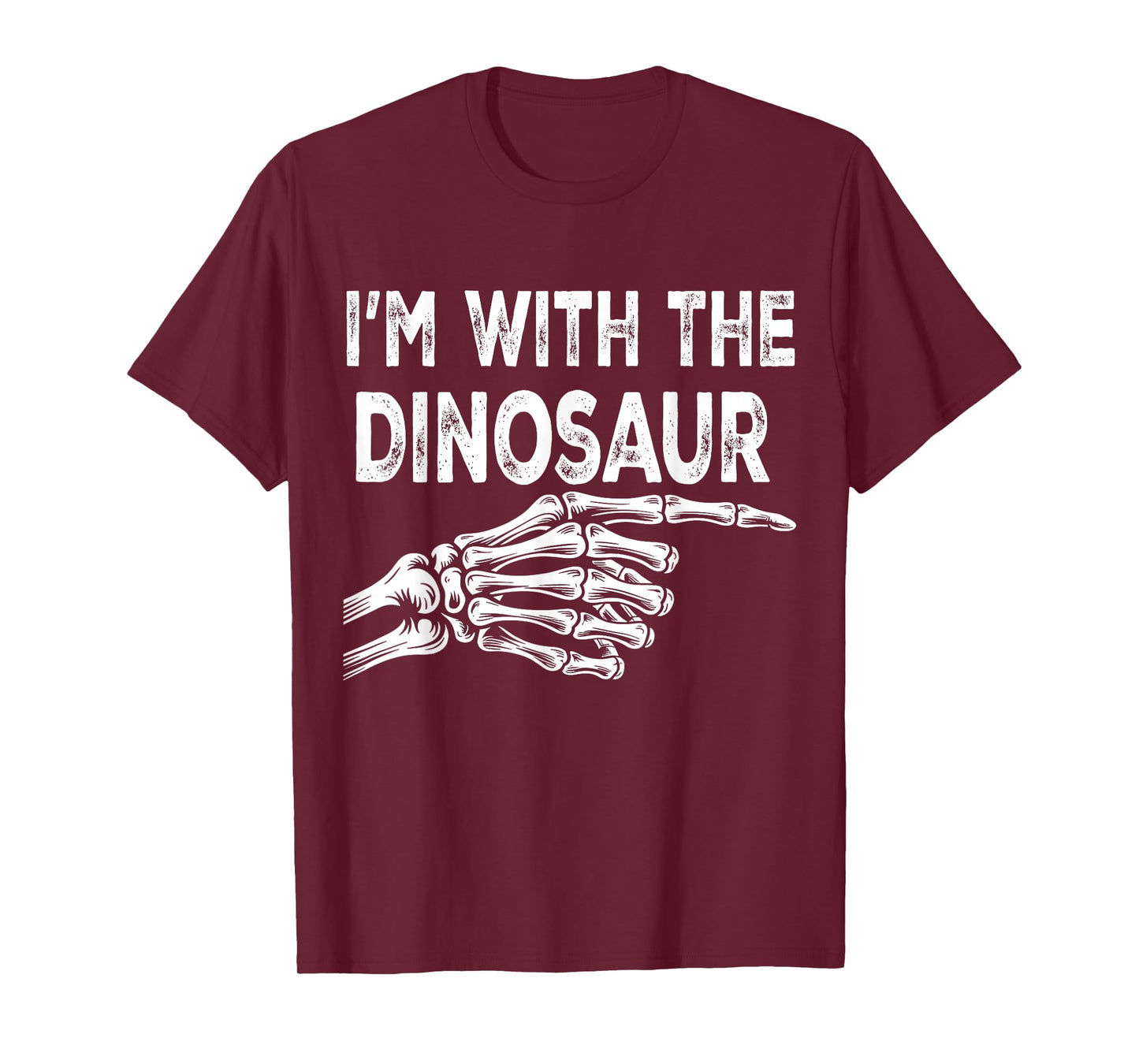 I'm with Dinosaur Halloween Costume Party Matching Dinosaur T-Shirt