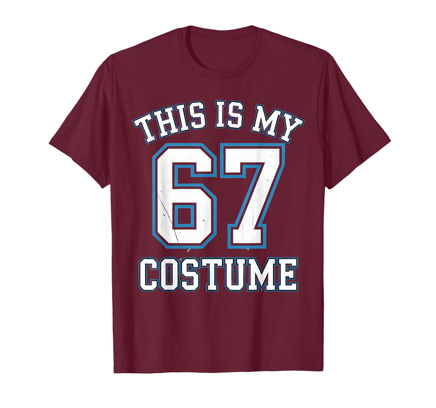 This is My 67 Costume Lazy Brainrot Meme Boys Kids T-Shirt