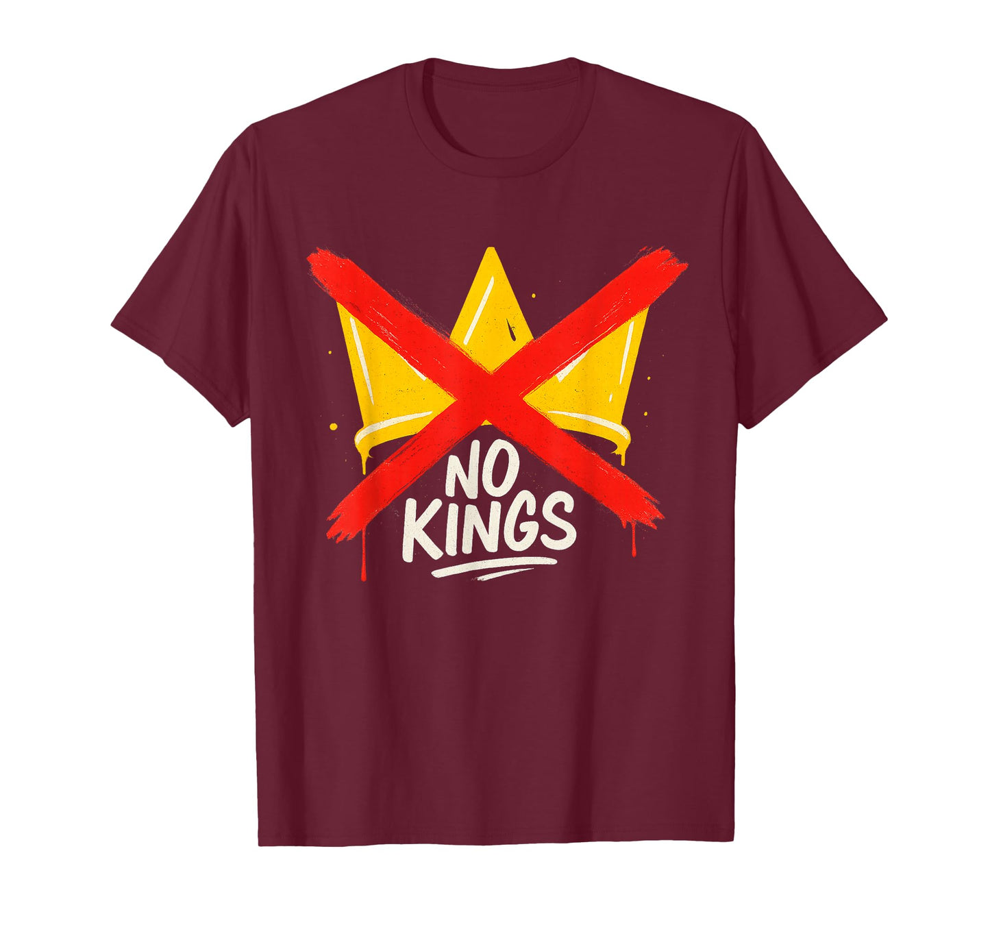 No Kings Patriotic Men Women Liberty T-Shirt