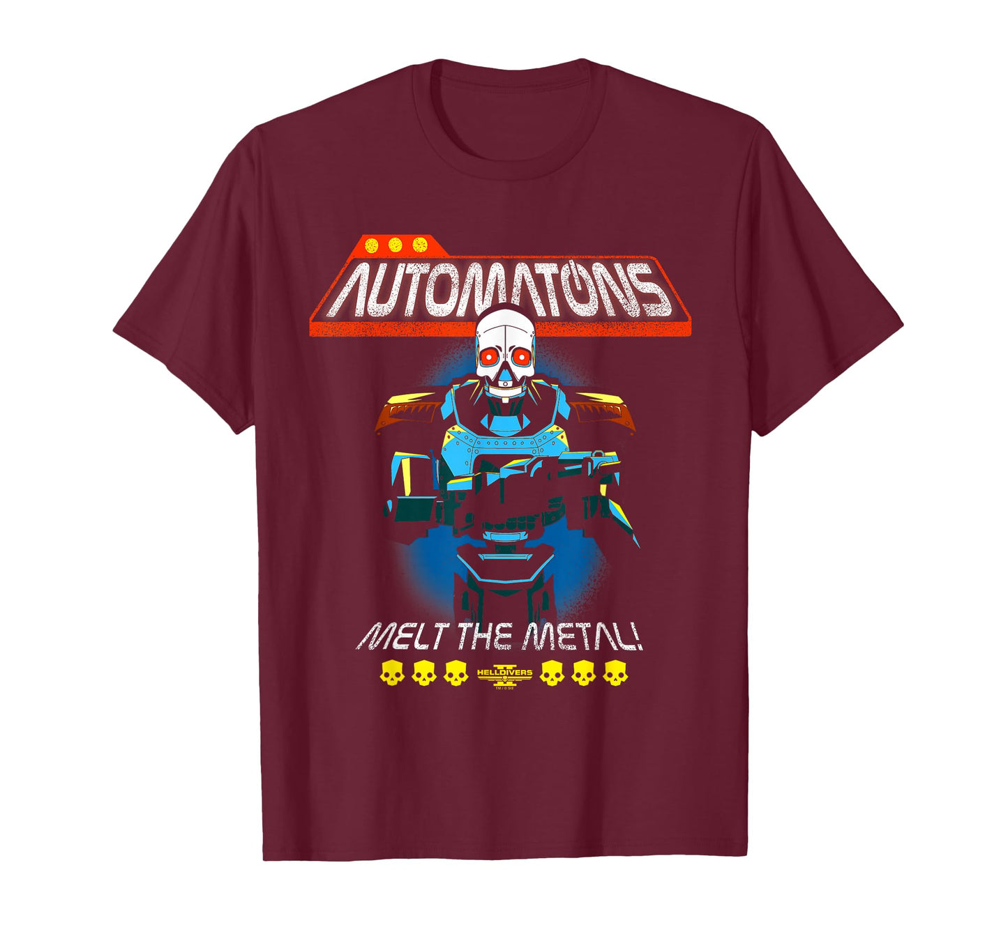 Helldivers 2 Sony Playstation Video Game Automaton Trooper T-Shirt