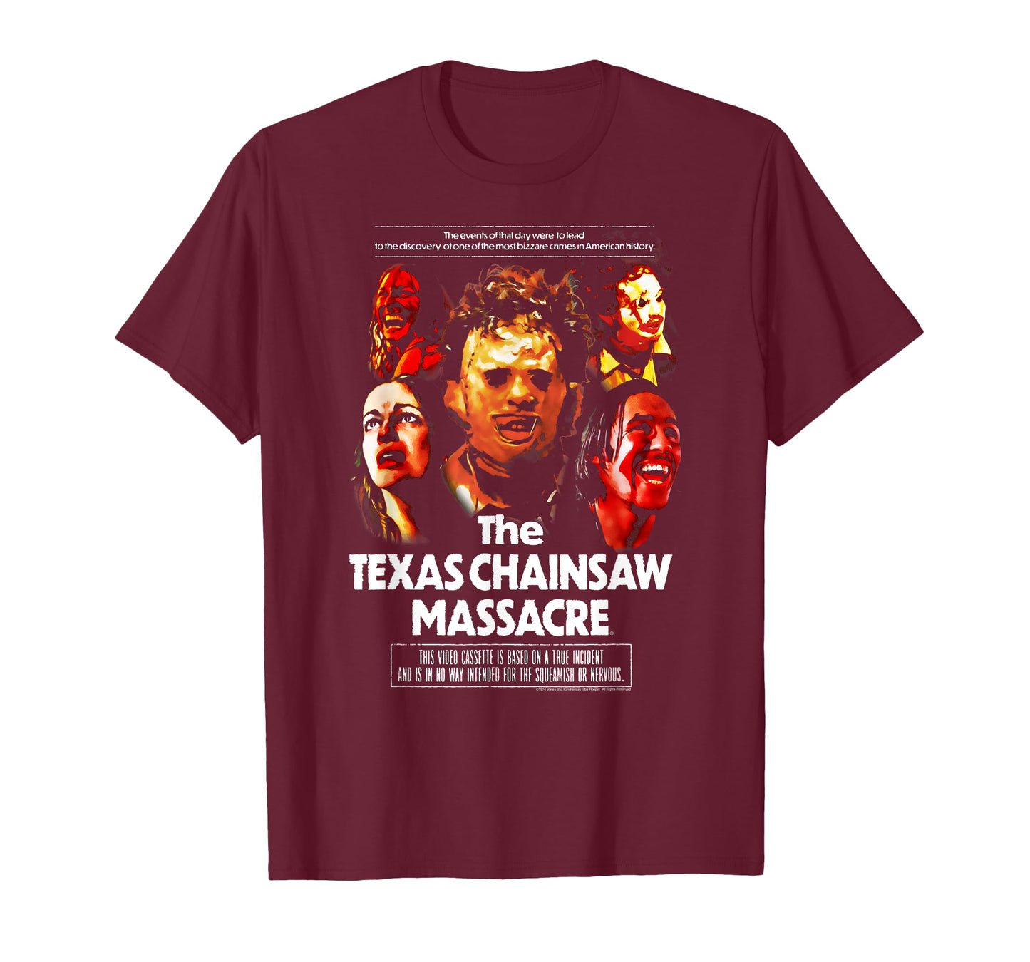 The Texas Chainsaw Massacre Horror Movie Poster T-Shirt