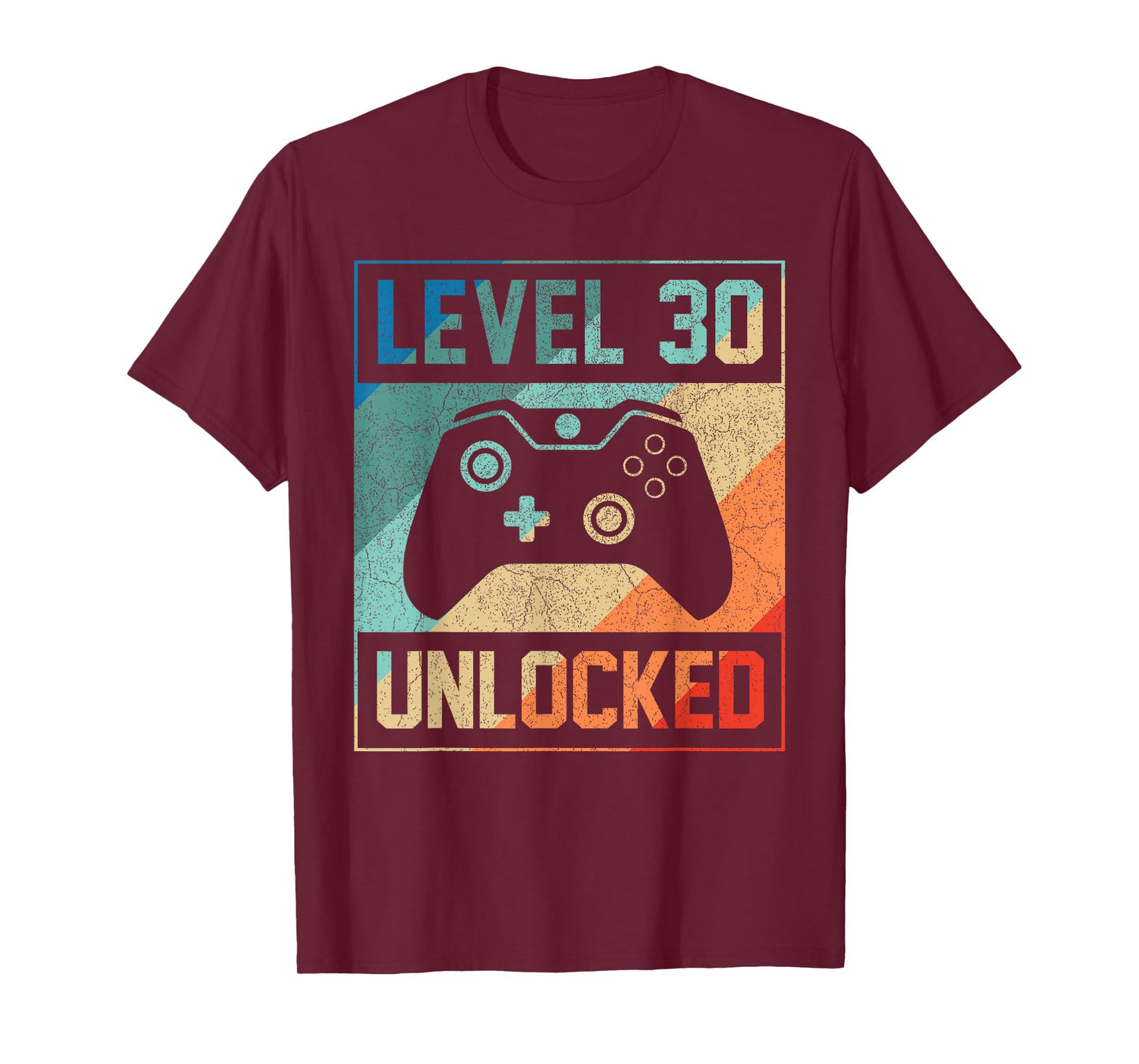 Level 30 Unlocked Video Gamer 30th Birthday Gifts T-Shirt