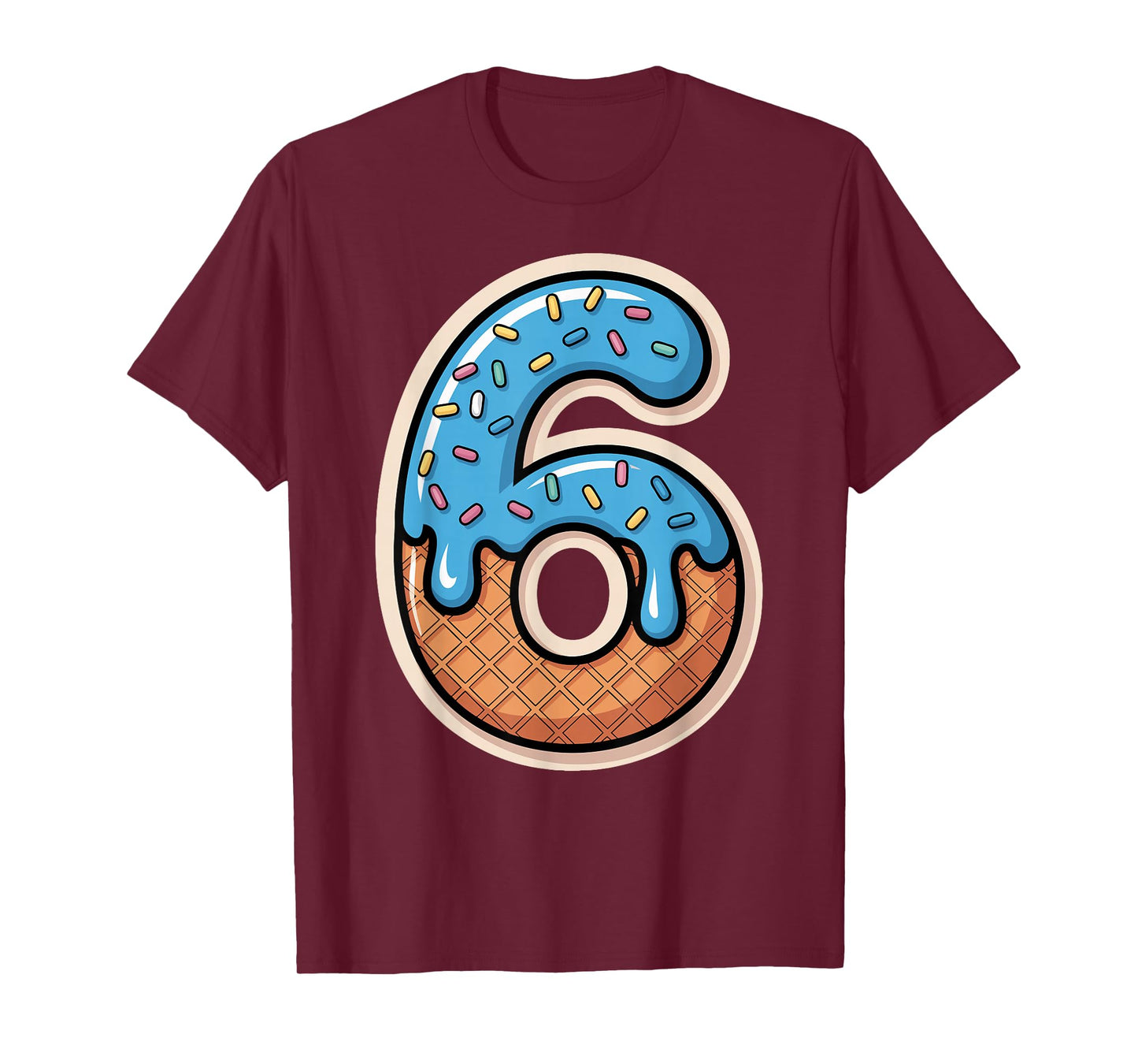 67 Halloween Costume Duo Matching Number 6 and 7 Ice Cream T-Shirt