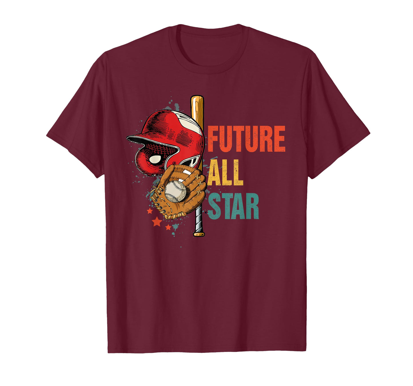 Baseball Lover Baseball Player Game Day Future All A Star T-Shirt