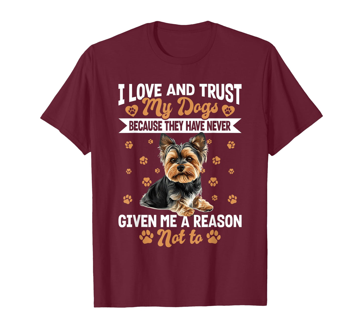 Yorkshire Terrier Yorkie Dog Owner T-Shirt for Men Women Girls Kids