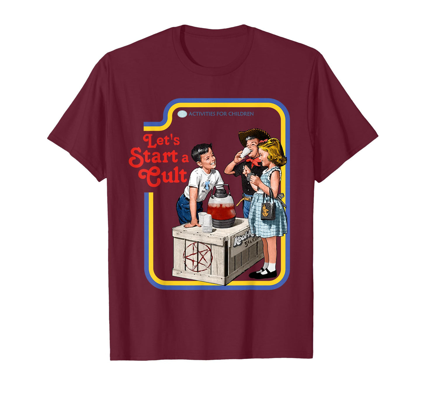 Vintage Cult Classic Fit T-Shirt: Round Neck, Short Sleeve, Black Cotton-Polyester Blend