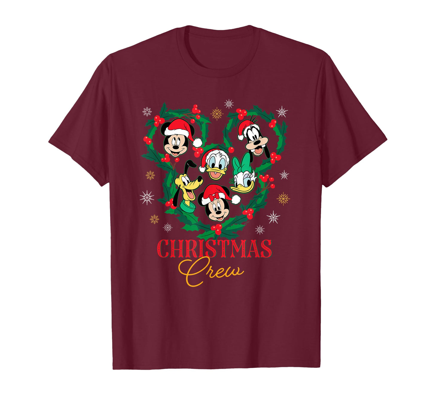 Disney Mickey & Friends Christmas Crew Family Holiday Trip T-Shirt