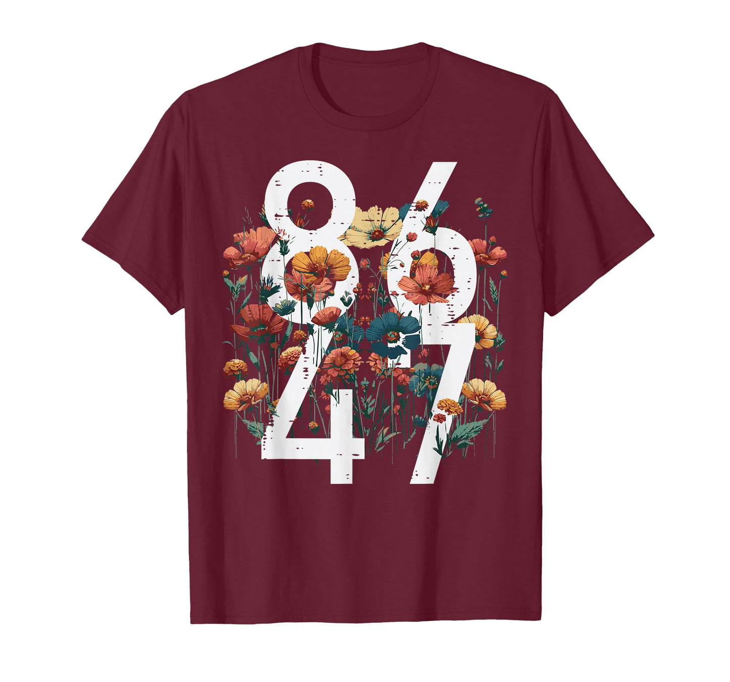 Resist 86 47 Flowers Poppy Protest Women Kids Men T-Shirt