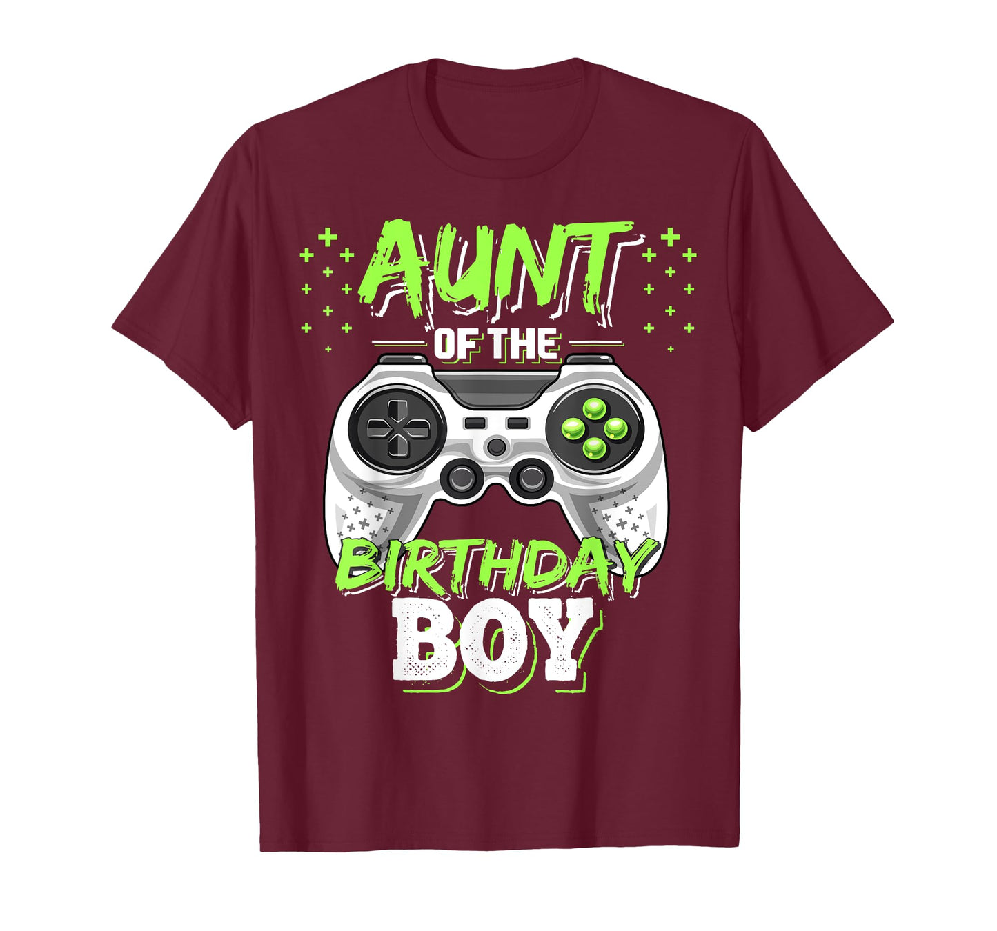 Aunt of the Birthday Boy Matching Video Game Birthday Gift T-Shirt
