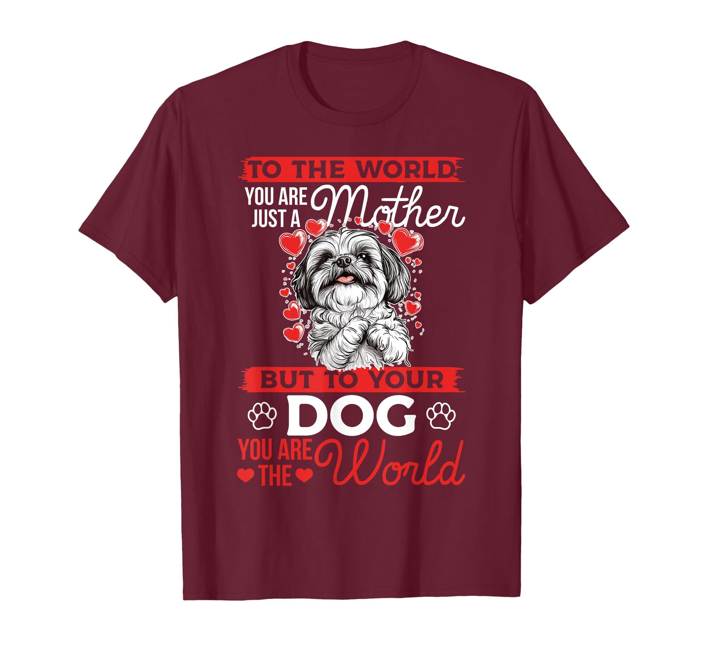 Shih Tzu Dog Owner T-Shirt for Men Women Kids