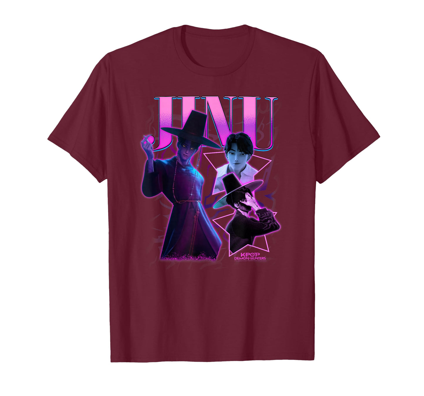 Kpop Demon Hunters Halloween Jinu Showcase Y2K Style Poster T-Shirt