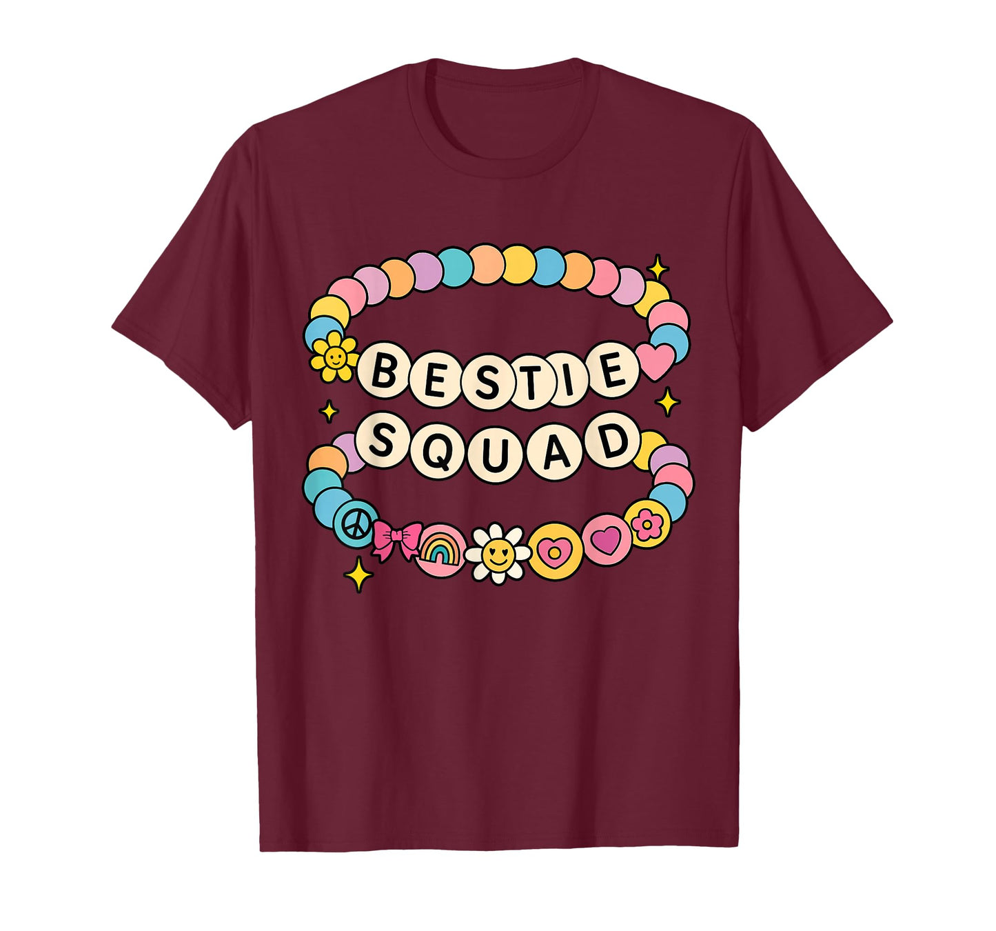 Bestie Squad Twinning Best Friend Matching Girls Bracelets T-Shirt