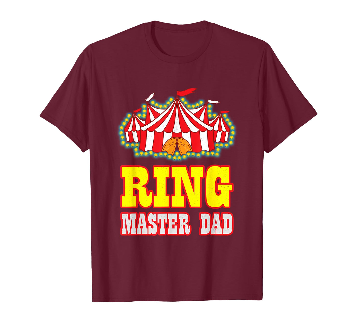 Ring Master Dad Carnival Birthday Circus Matching Family Men T-Shirt