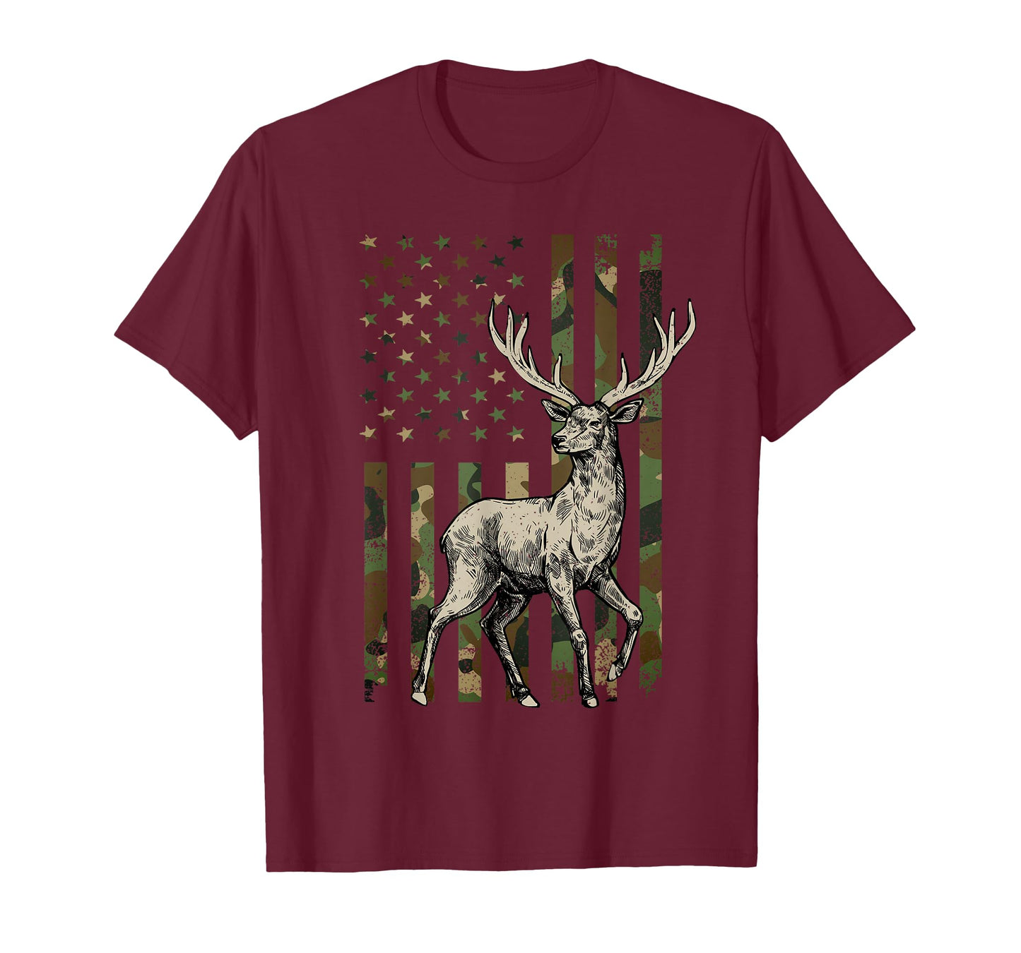 Deer Hunting Art for Men Women Wildlife Hunter Deer Hunting T-Shirt