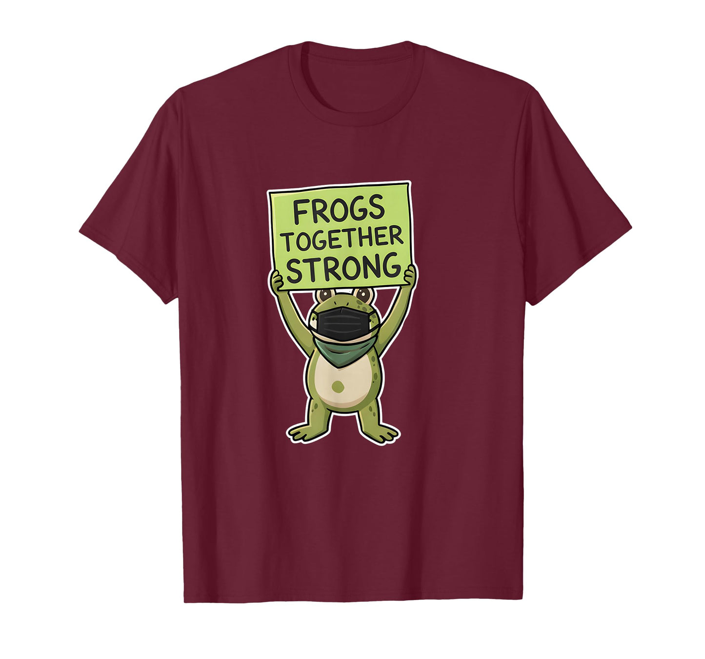 Retro Portland FrogTogether Strong Design T-Shirt
