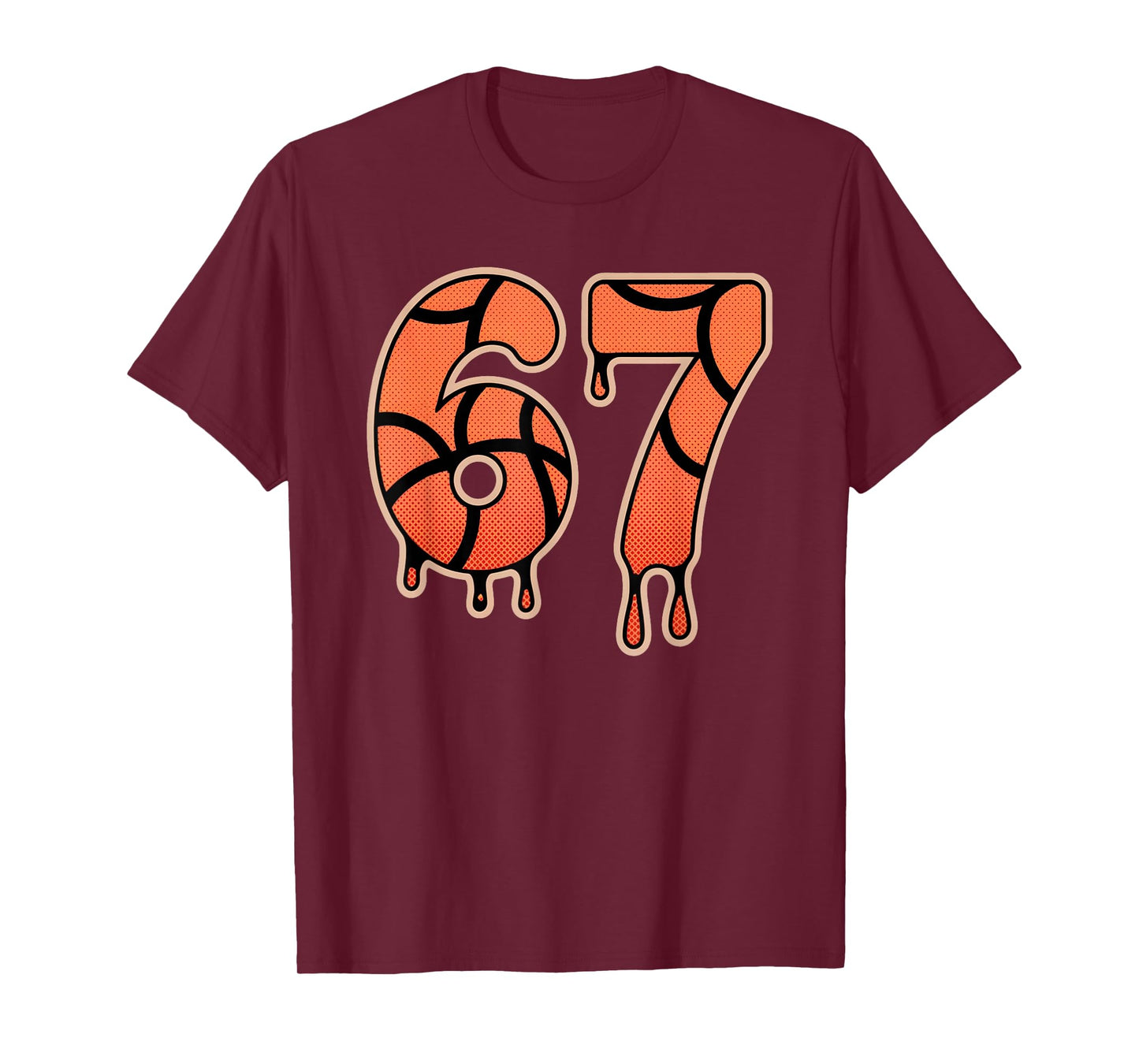 67 Number Gen Alpha Slang Basketball Drip Six Seven T-Shirt