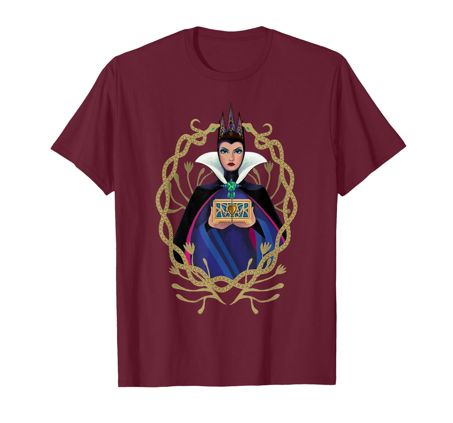 Disney Snow White Evil Queen Holding A Small Chest T-Shirt