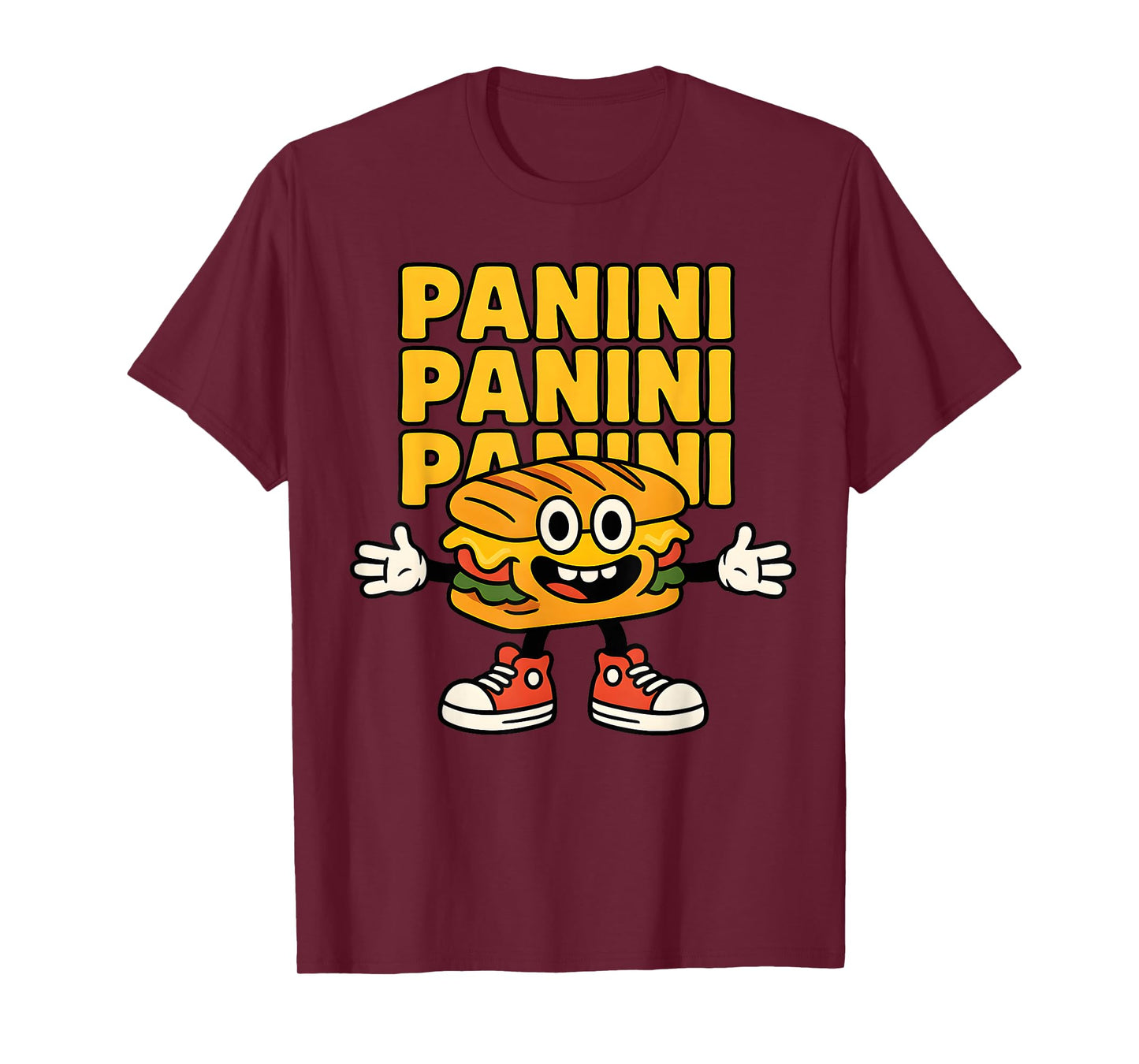 Panini Funny Italian Brainrot Meme Sandwich Kids Boys Humor T-Shirt