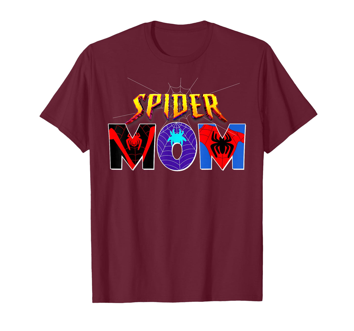 Spider Mom Mother's Day Shirt Matching Birthday & Halloween T-Shirt
