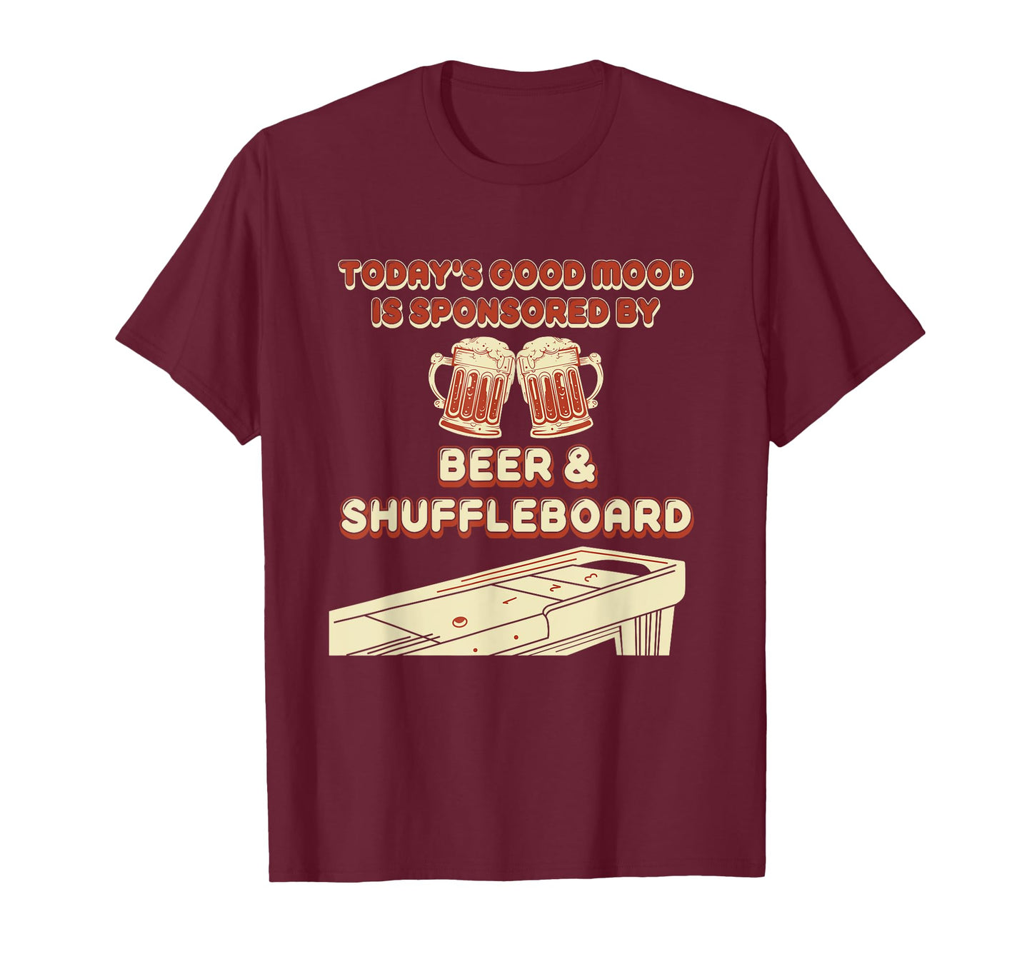 Shuffleboard Player Beer T-Shirt
