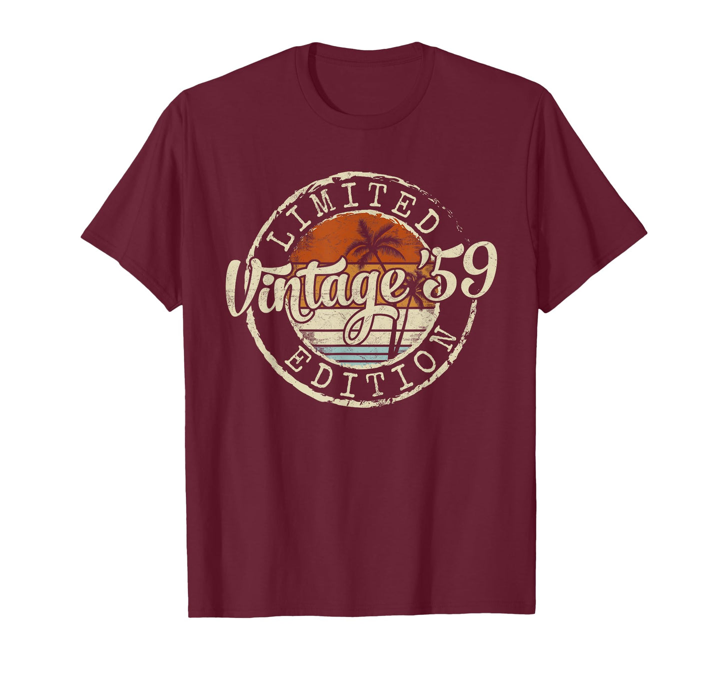 Vintage 1959 66th Birthday Gifts For Men Women 66 Year Old T-Shirt