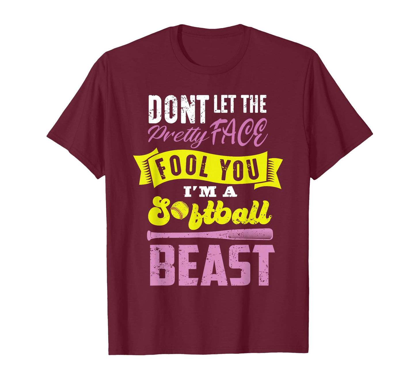 Funny Fastpitch Girls Catcher Softball Game Gift Women Kids T-Shirt
