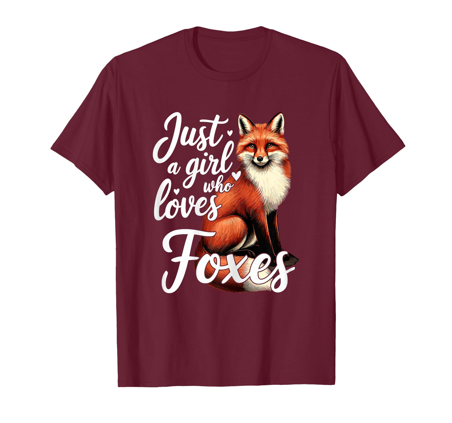 Fox Cute Just a Girl Who Loves Foxes T-Shirt
