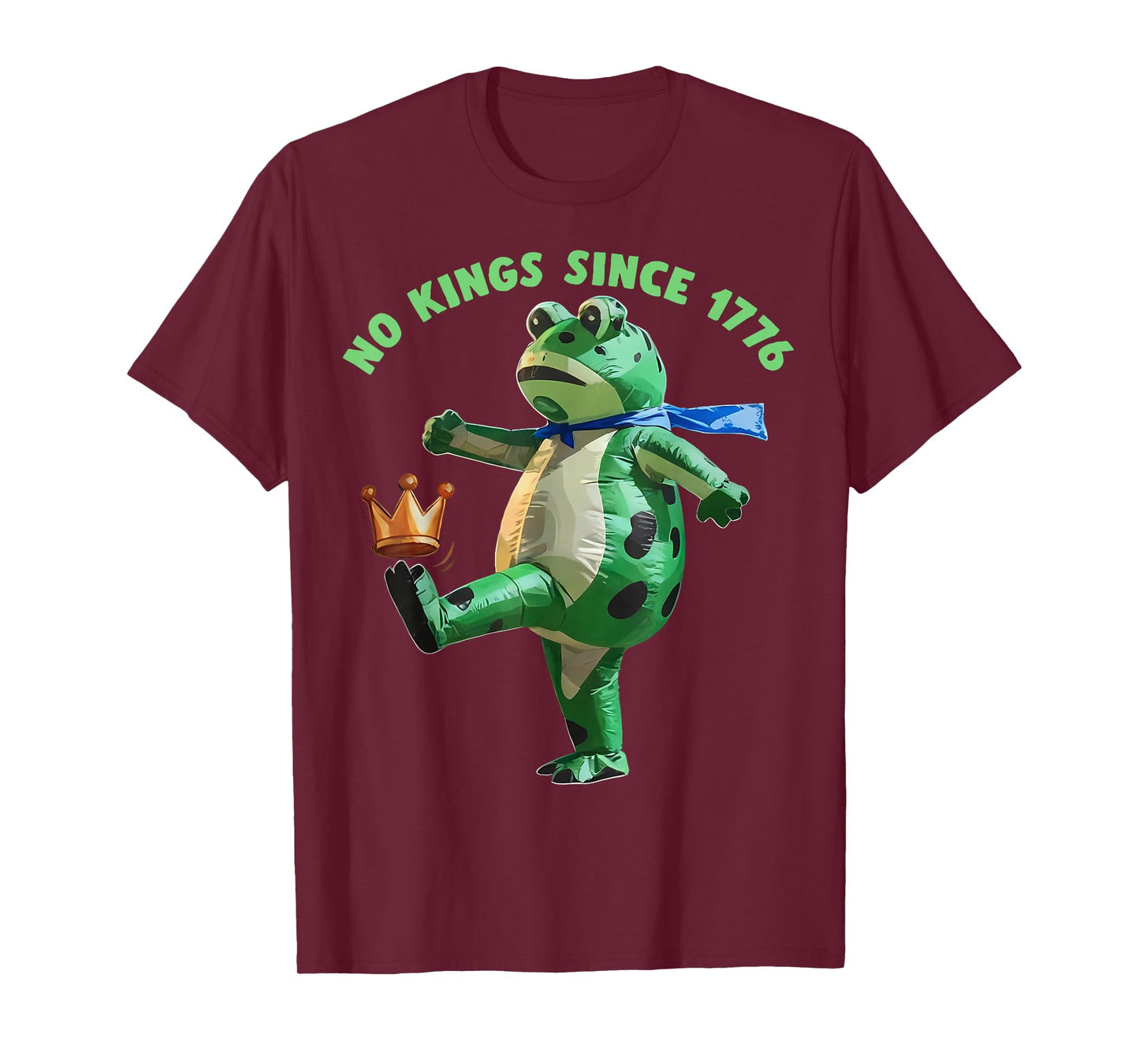Portland Frog Protest No Kings Since 1776 Resist Anti-Trump T-Shirt
