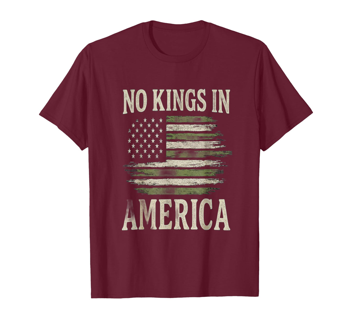 No Kings Vintage Patriotic Freedom Liberty USA T-Shirt