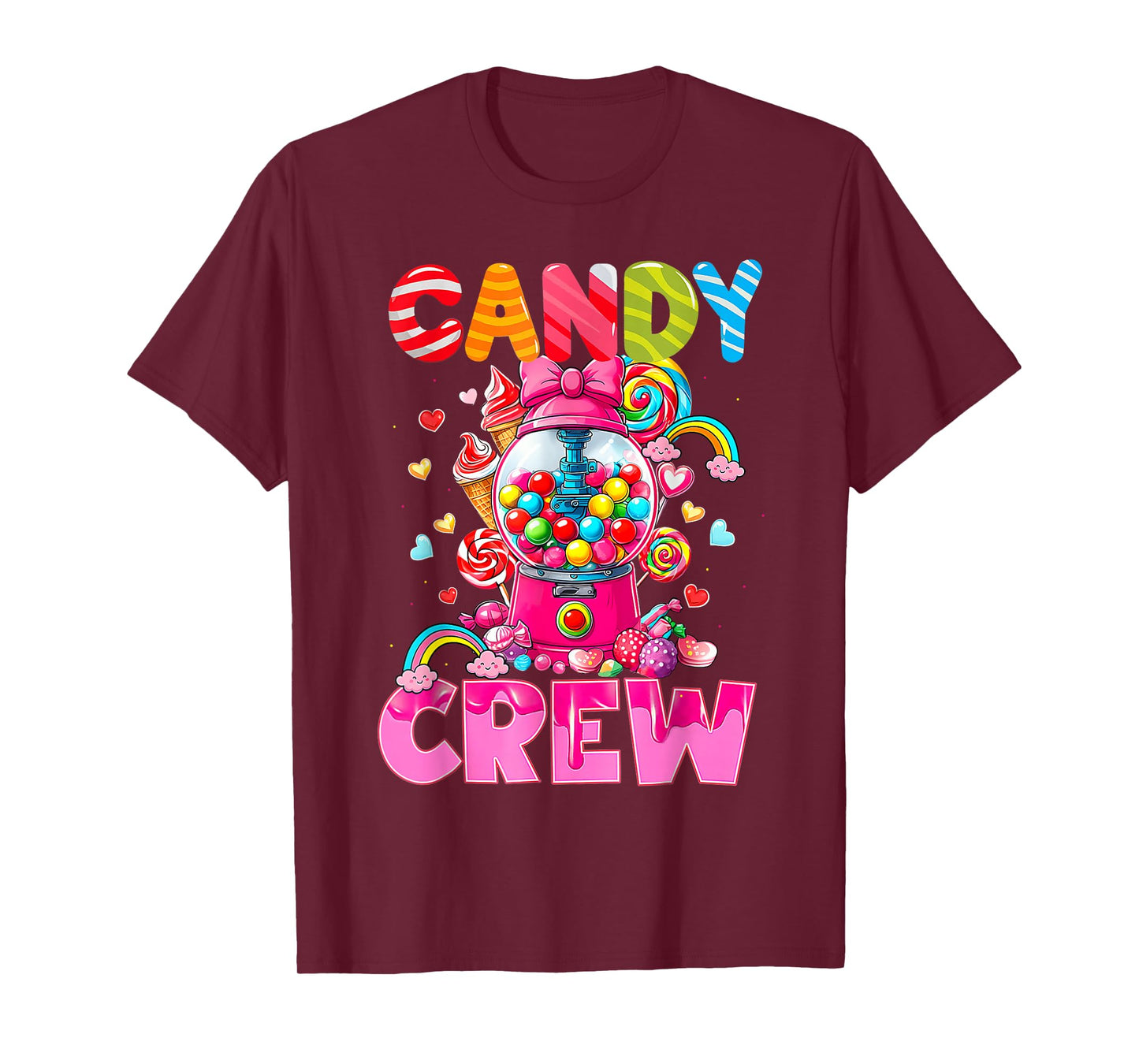 Candy Crew Candy Costume Women Candy Land Kids Sweetie T-Shirt