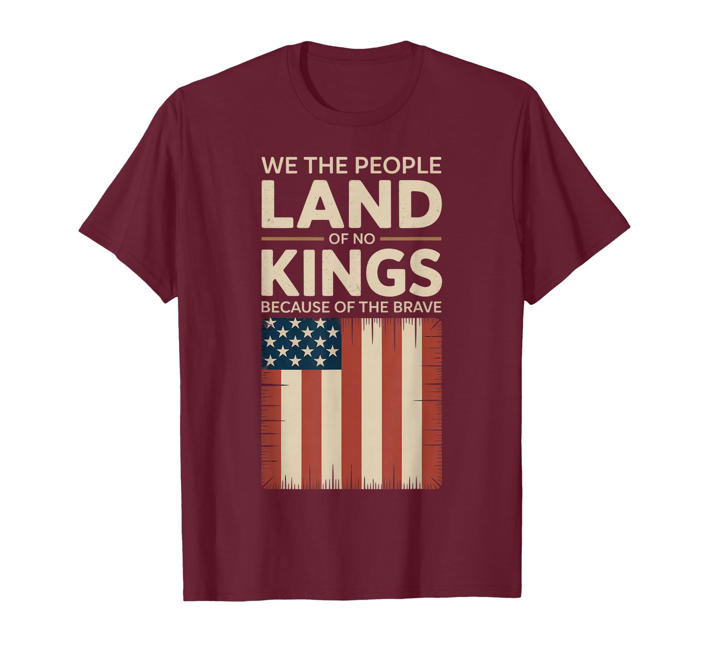 Land of No Kings Because of The Brave No Kings Day T-Shirt