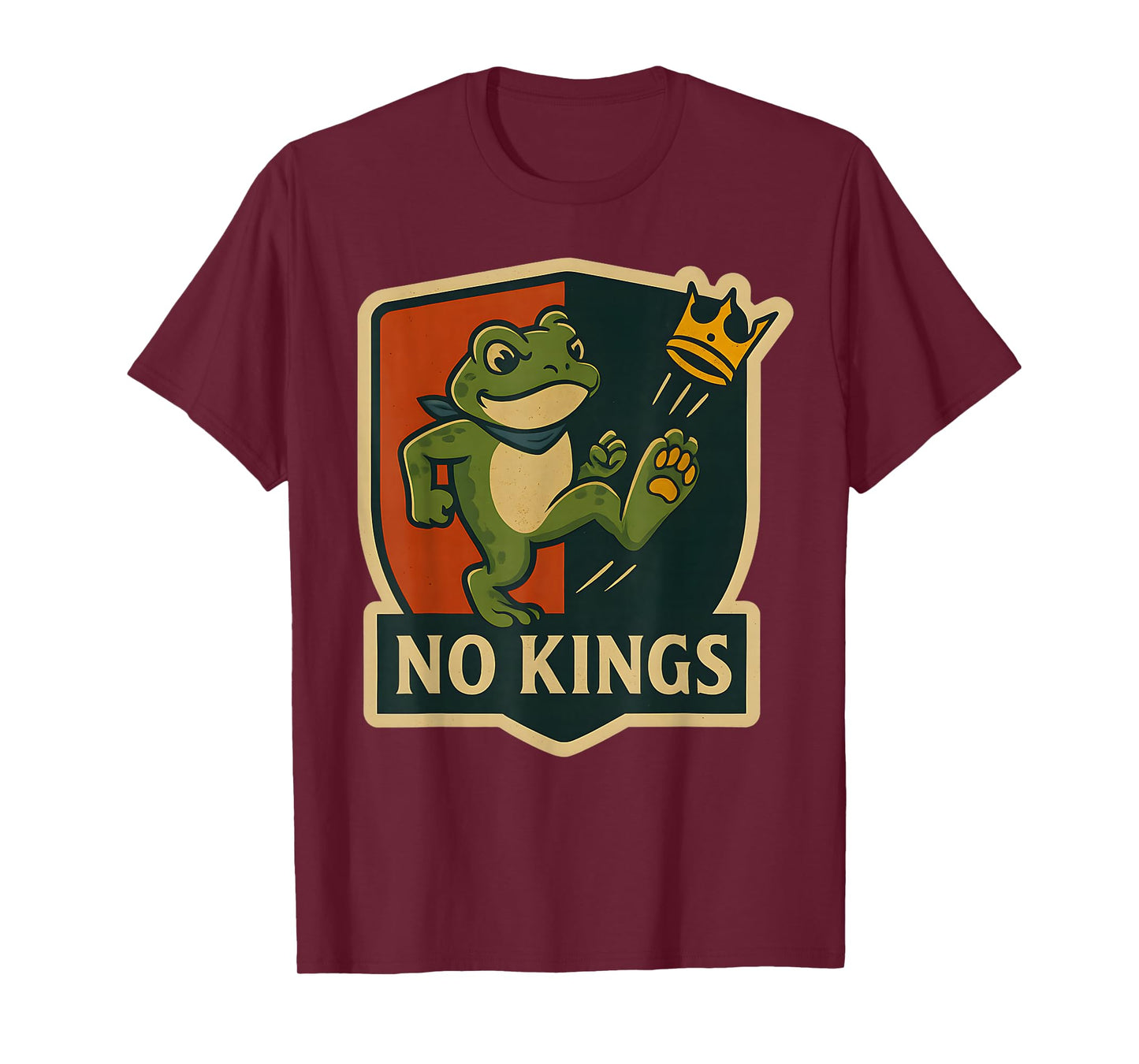 Frog No Kings Shirt Men Women No Kings in America T-Shirt