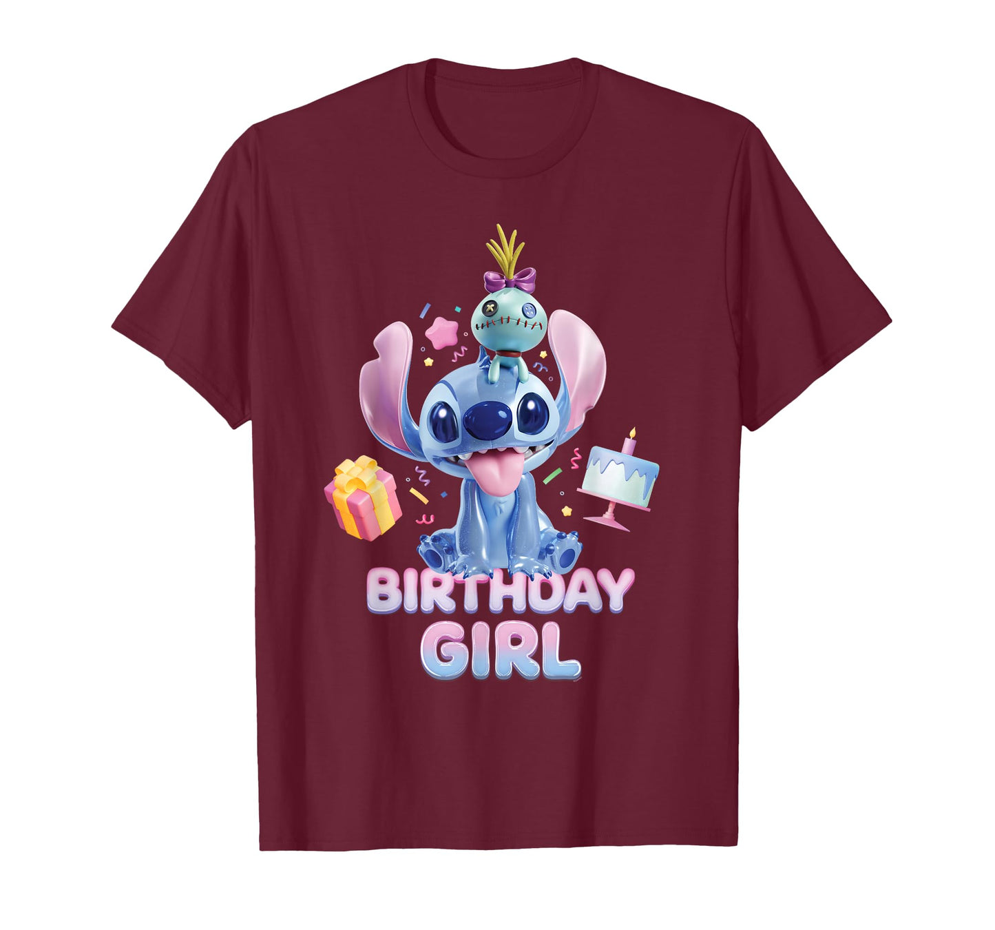 Disney Stitch & Scrump "Birthday Girl" Birthday Party T-Shirt