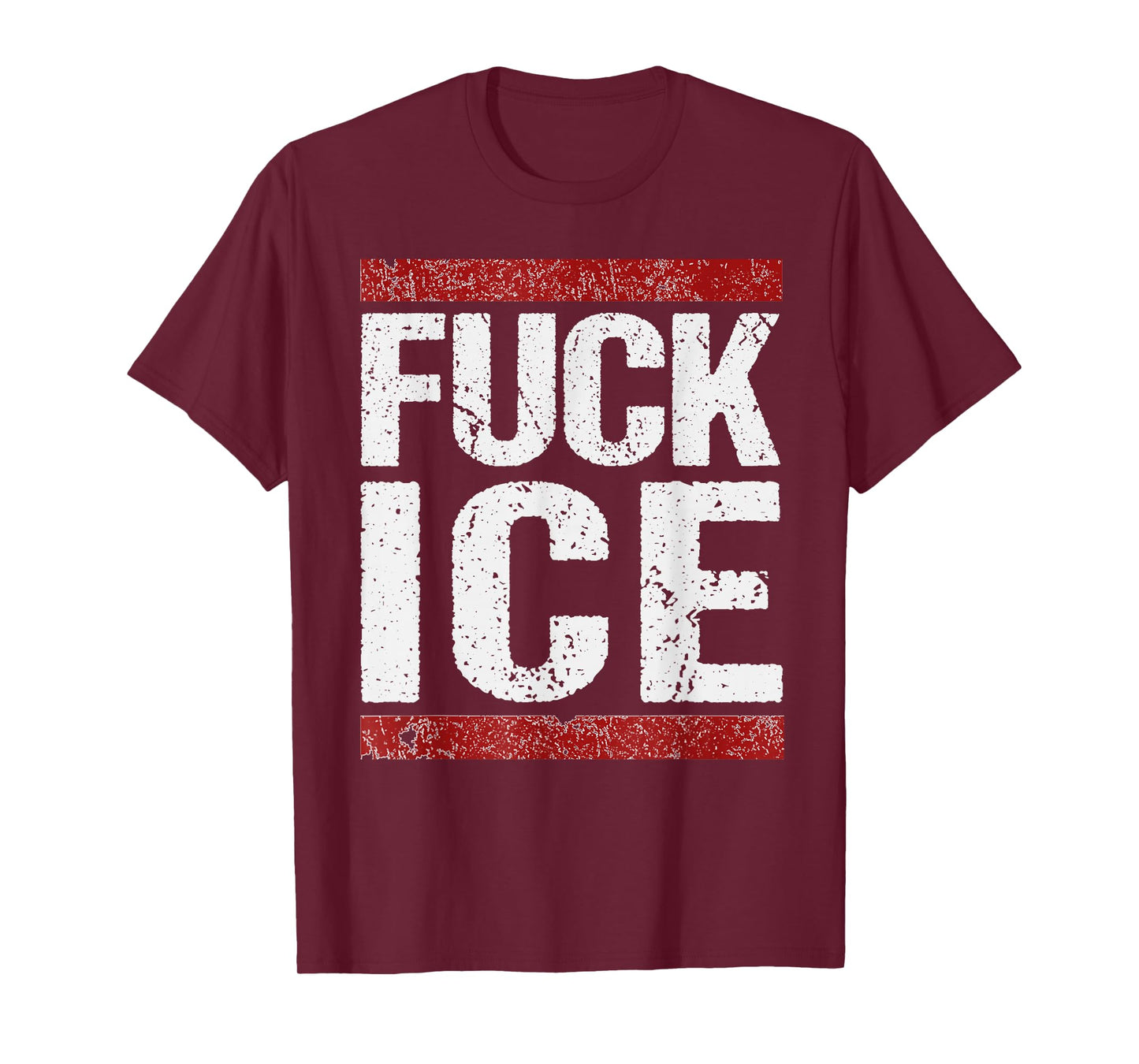 Retro Vintage Fuck Out Ice Distressed T-Shirt