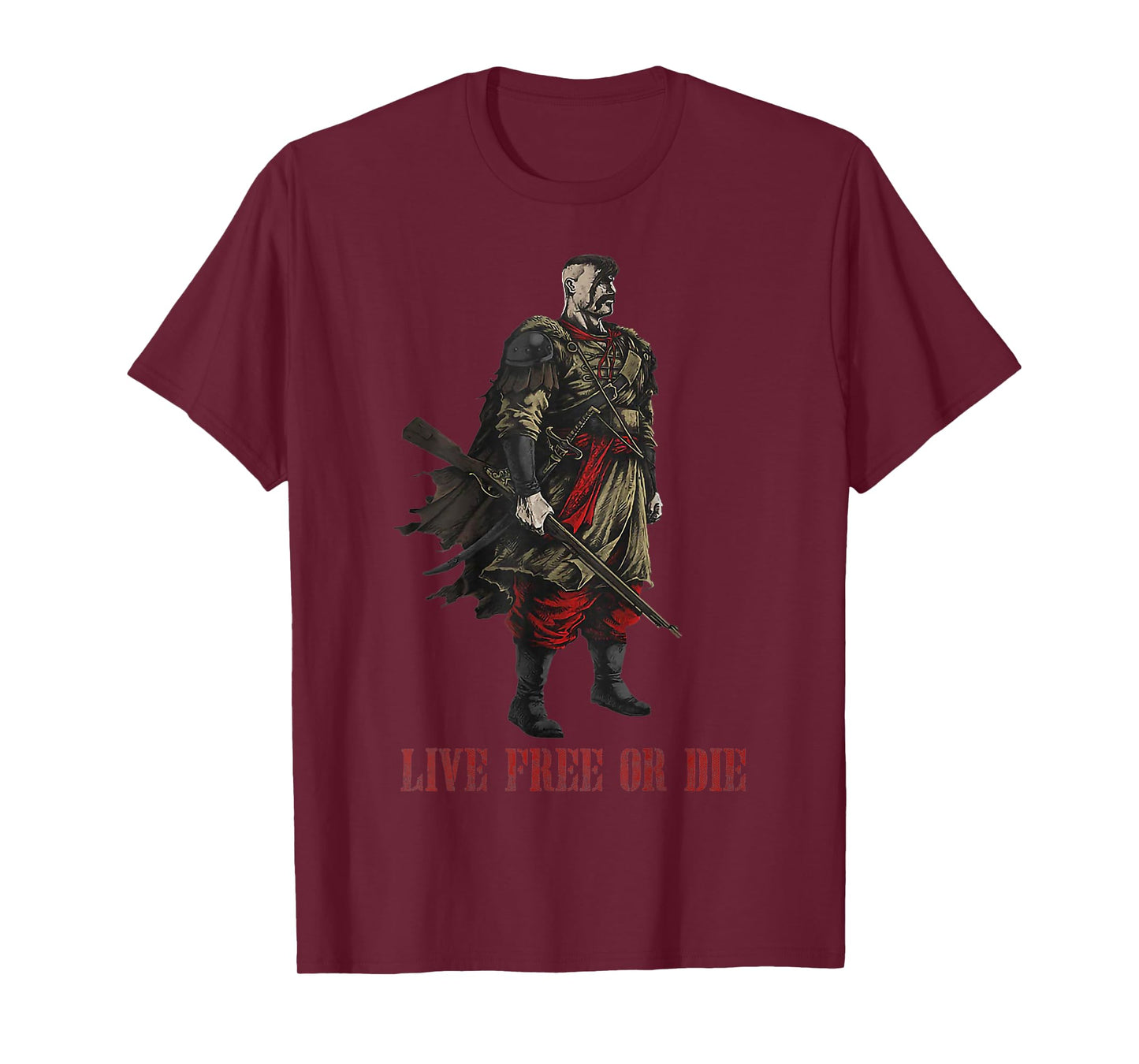 live free or die_cossack warrior T-Shirt