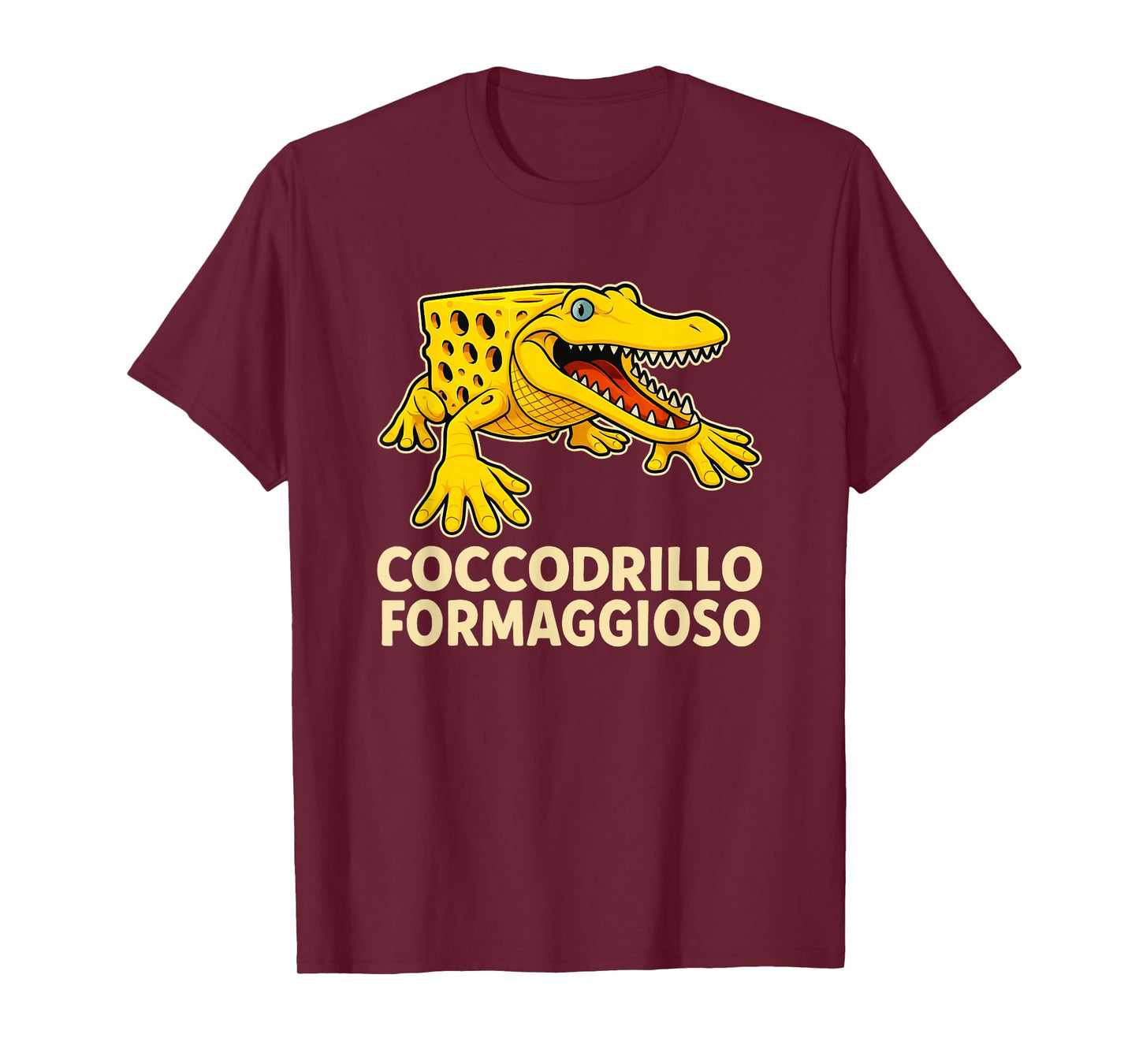 Coccodrillo Formaggioso - Cheese Crocodile Brainrot Kid Meme T-Shirt