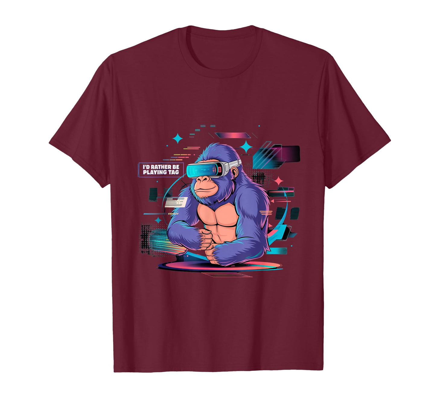 I Would Rather Be Playing Tag VR Gaming T-Shirt