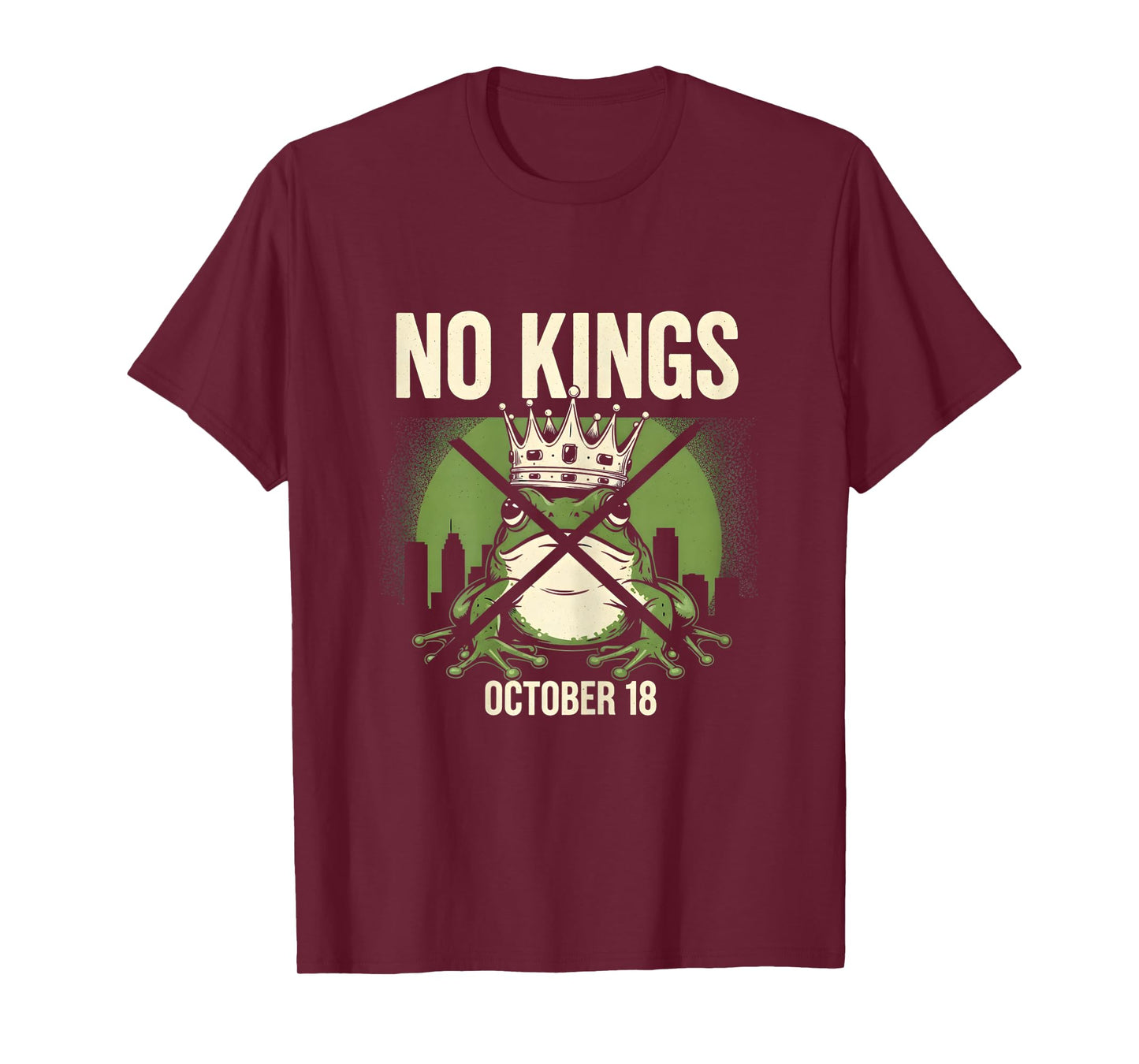 No Kings October 18 Portland Frog Hop Resist Protest T-Shirt