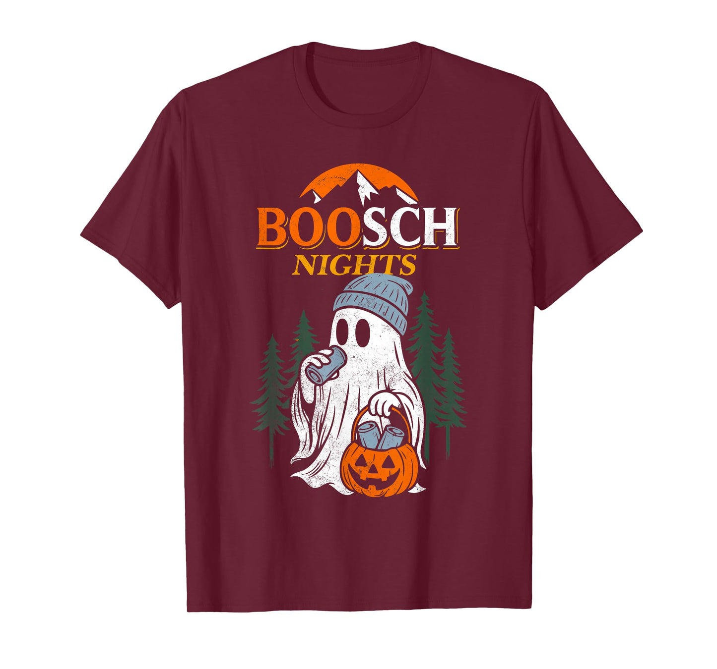 Boosch Ghost - Funny Halloween T-Shirt