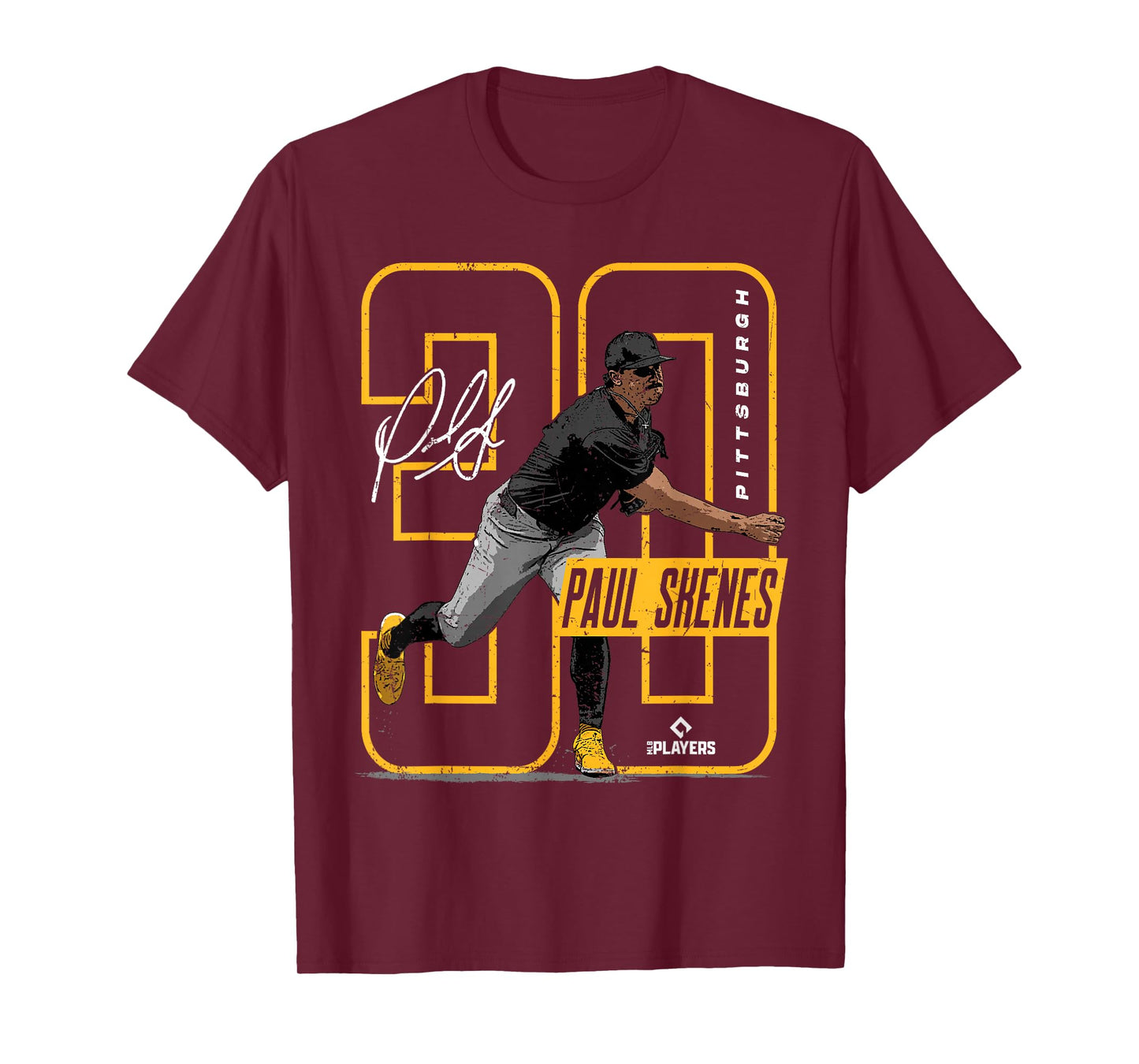 Paul Skenes | Pittsburgh Baseball Players | MLBPSK3002 T-Shirt