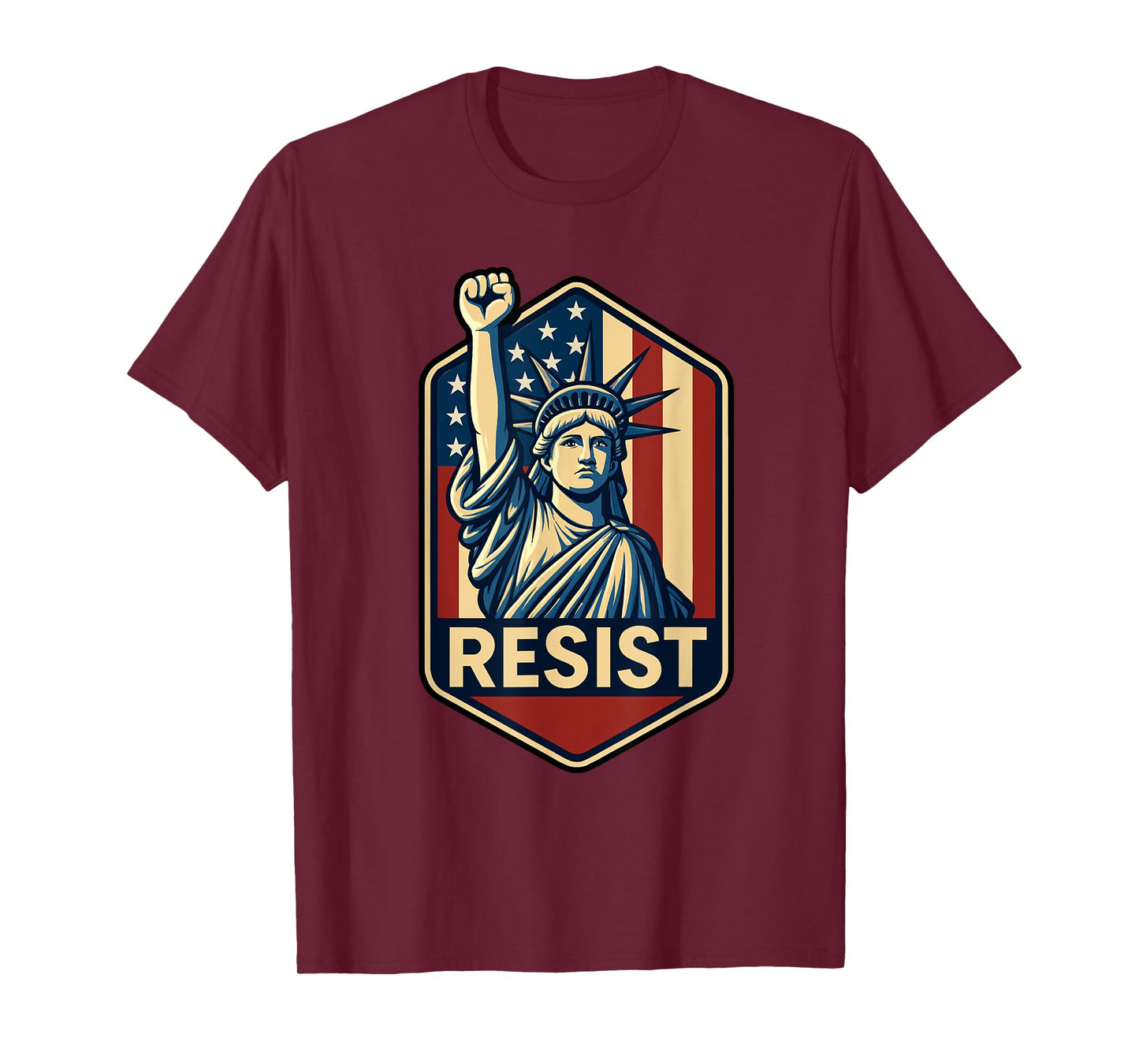 Resist - Lady Liberty Fist T-Shirt