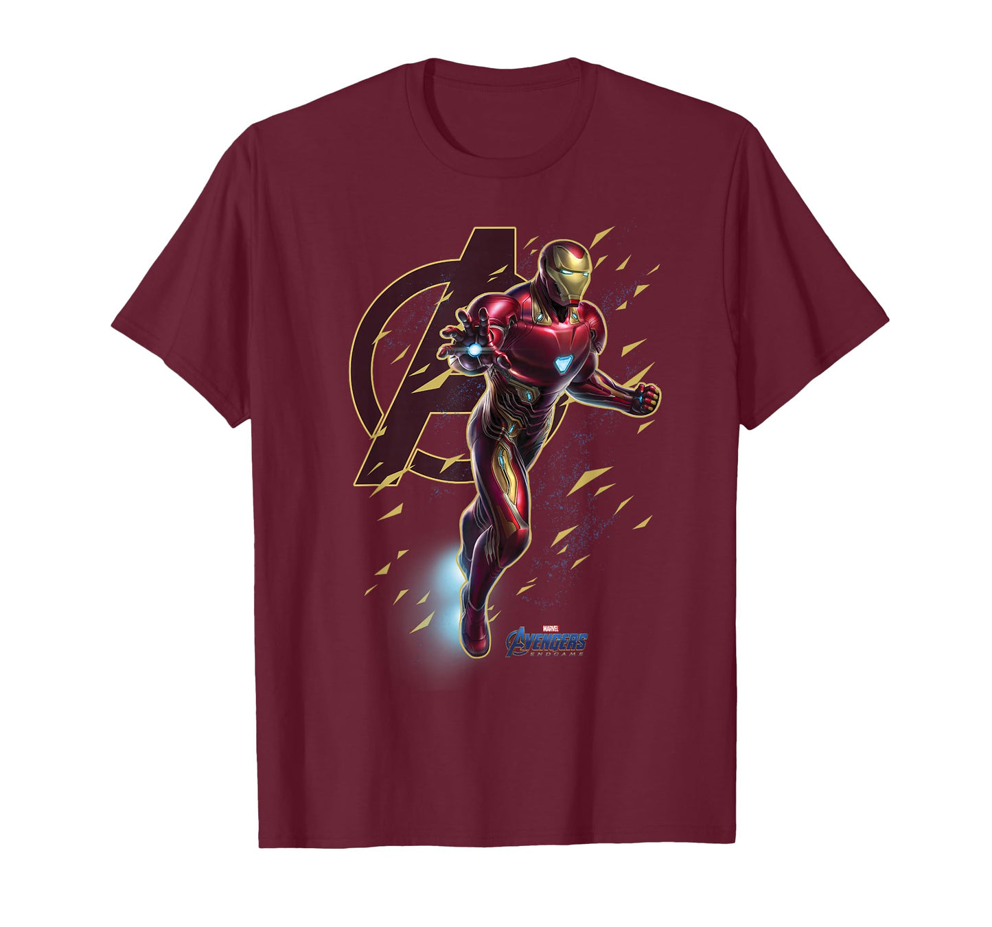 Marvel Avengers Endgame Iron Man Action Pose Graphic T-Shirt