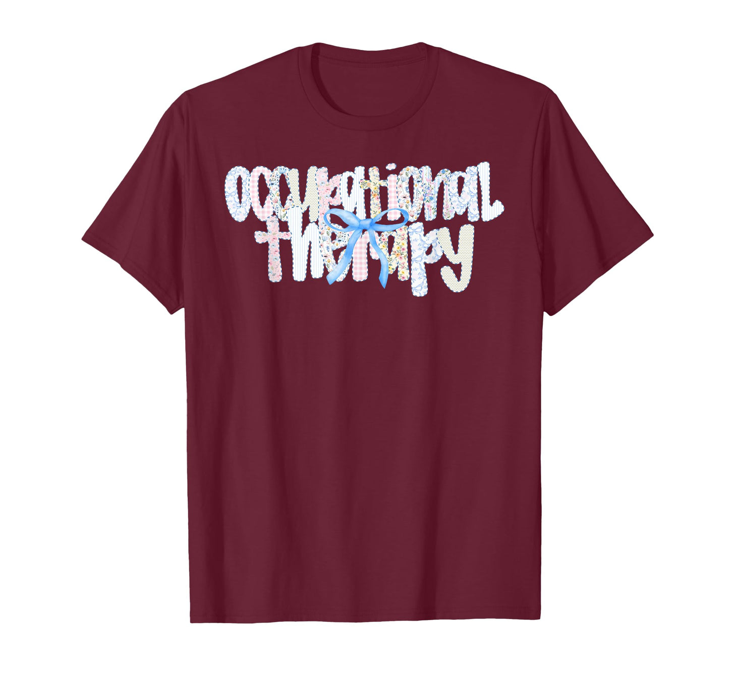 Floral Occupational Therapy Coquette Bow OTA Gift T-Shirt