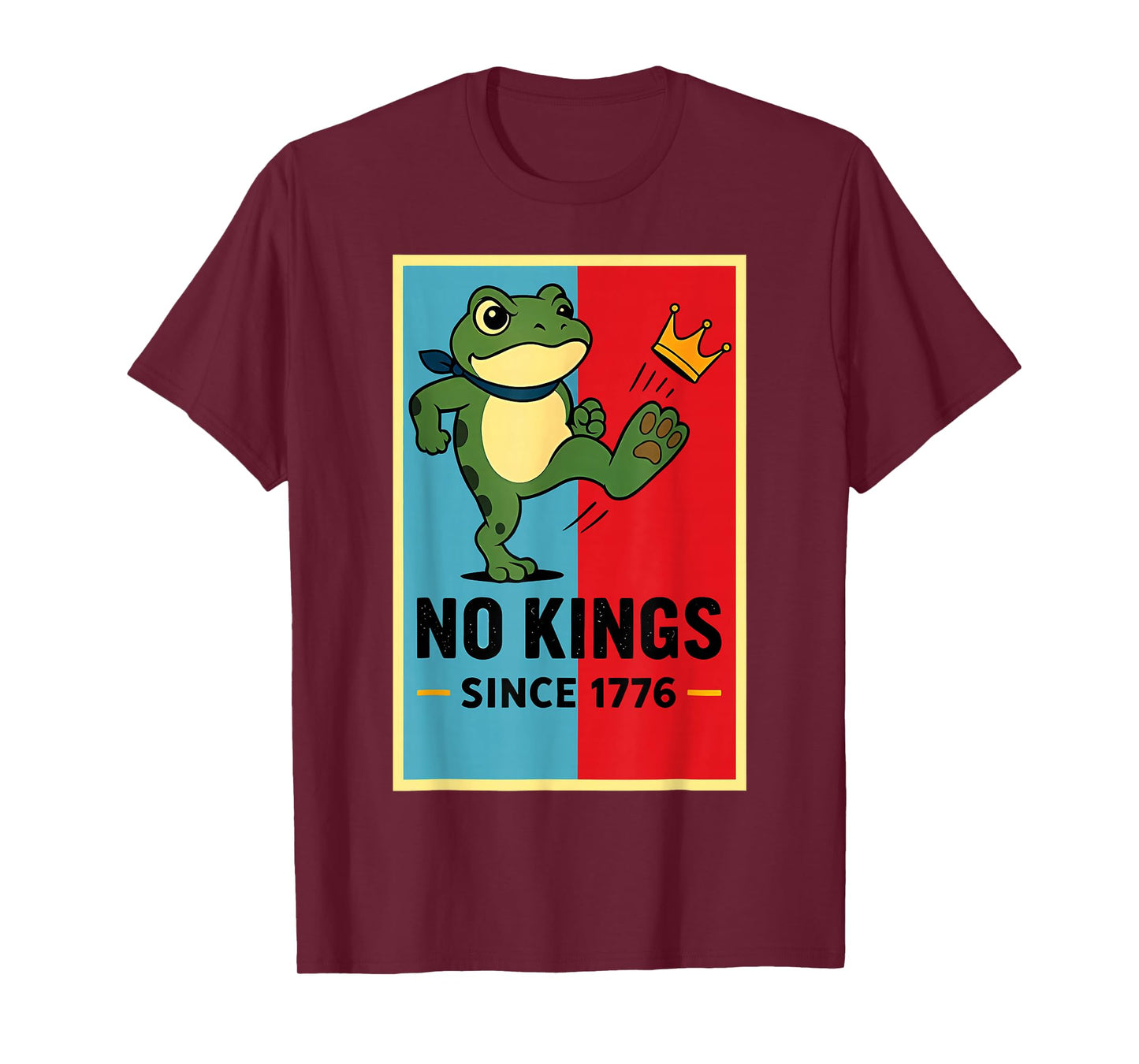 No Kings Shirt Men Women Portland Frog Protest T-Shirt
