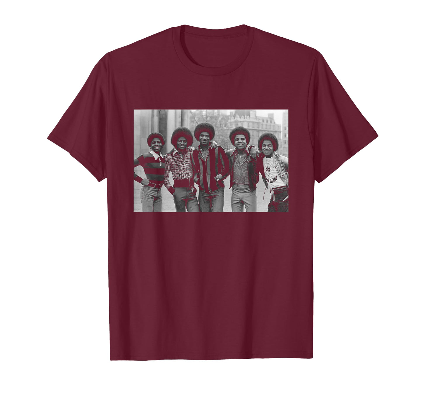 Michael Jackson The Jackson 5 Band Photo in London T-Shirt