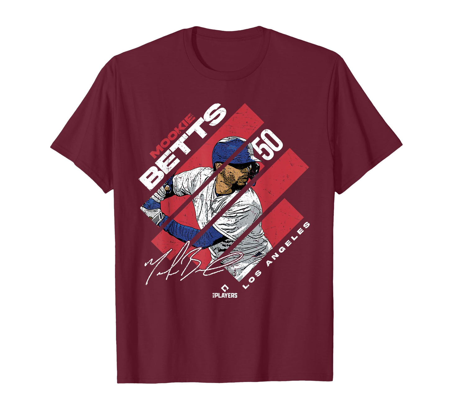 Mookie Betts | Los Angeles Baseball MLB Players | MLBMBE3002 T-Shirt