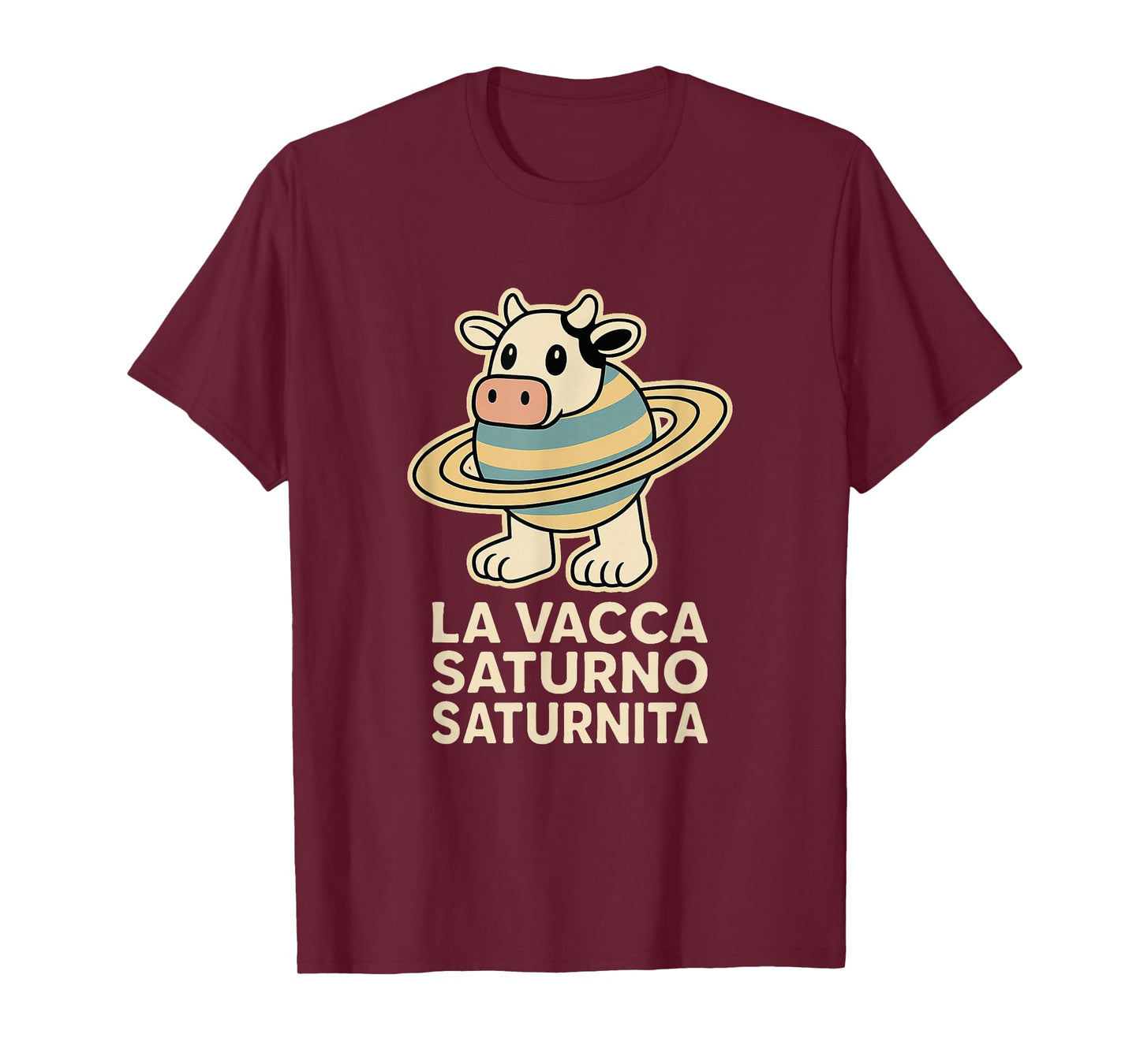 La Vacca Saturno Saturnita Funny Italian Brainrot Kids Meme T-Shirt