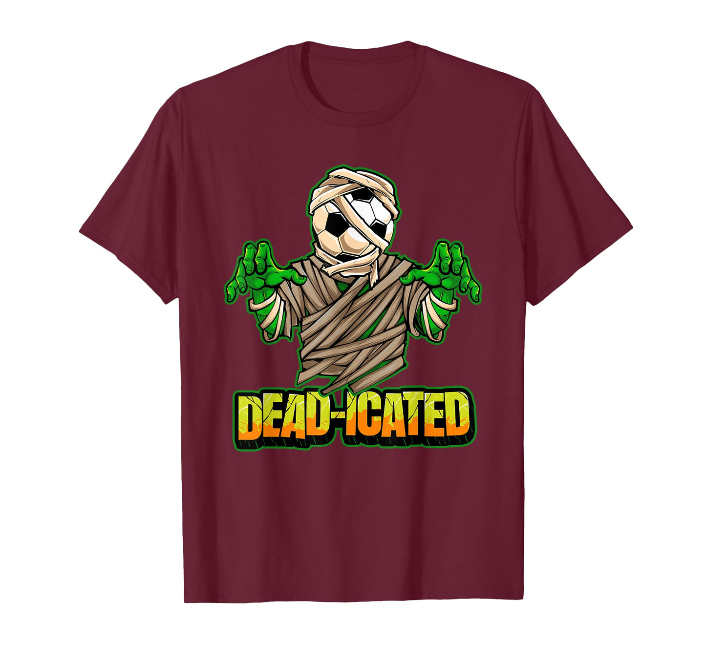 Zombie Soccer Player Scary Soccer Halloween T-Shirt