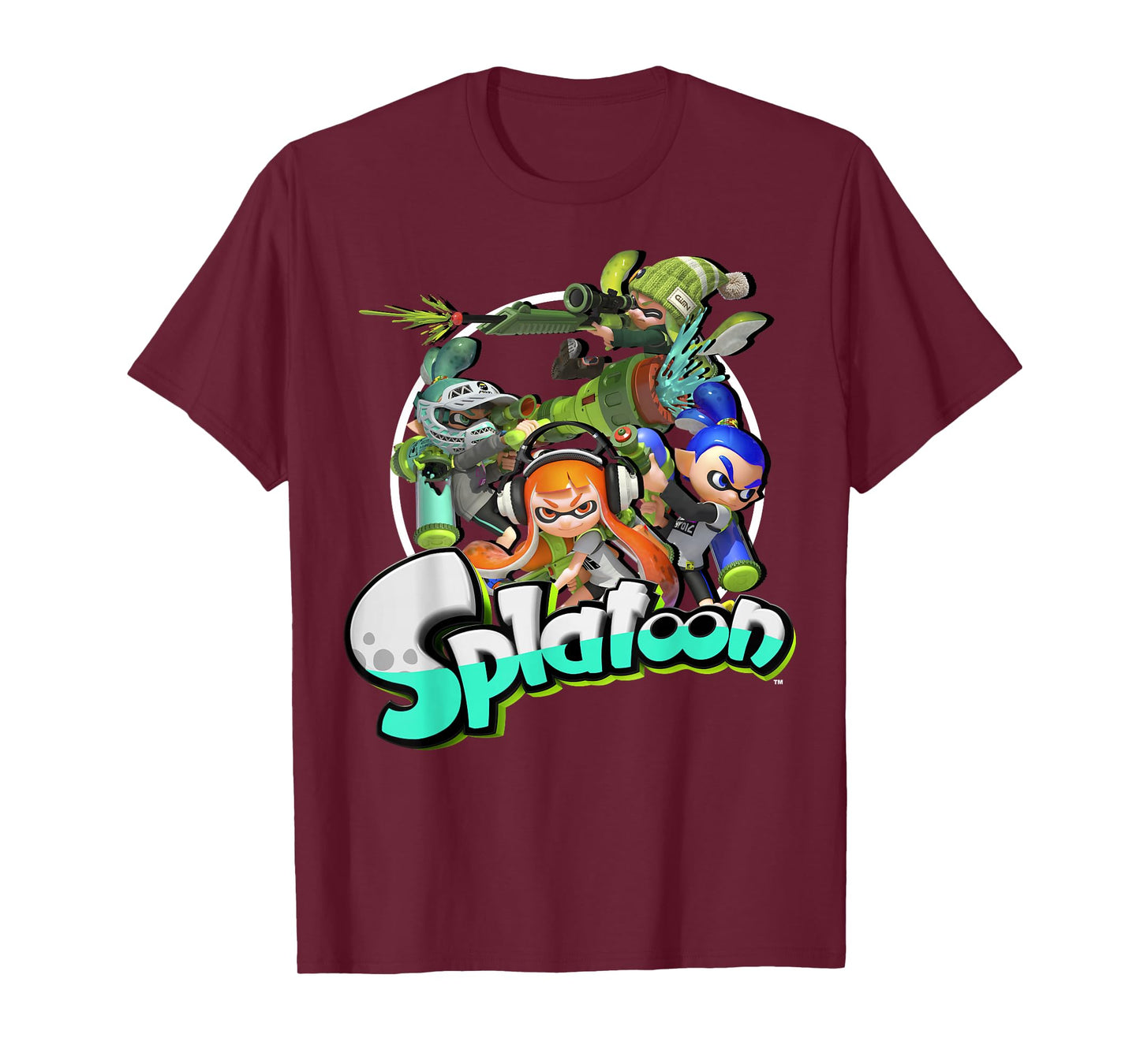 Nintendo Splatoon Inkling Squid Kids Logo Graphic T-Shirt T-Shirt